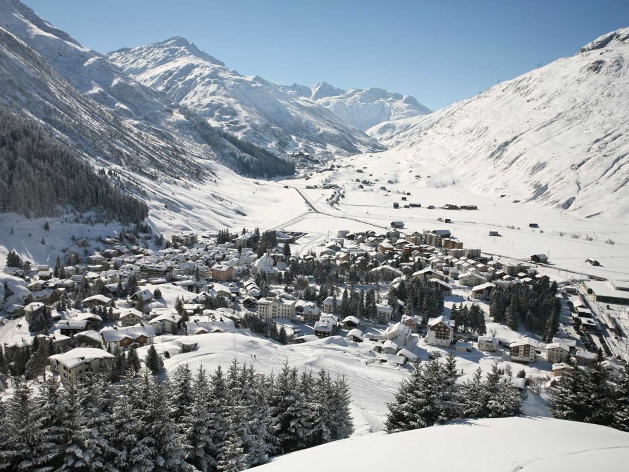 Swiss cottages: The village of Andermatt