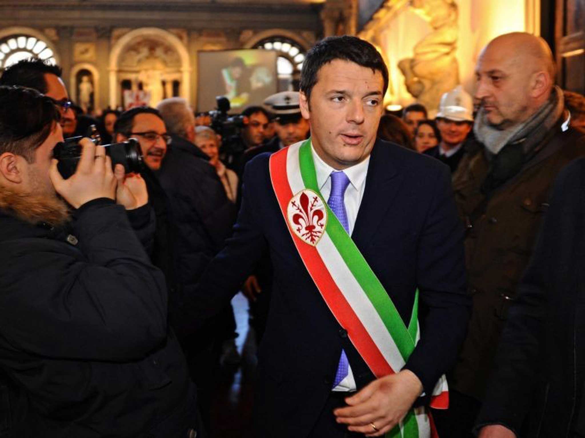 Democratic Party leader and Florence Mayor, Matteo Renzi