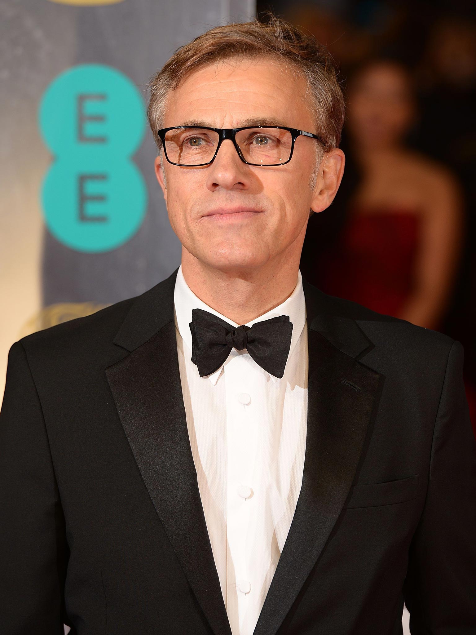 Actor Christopher Waltz arrives at the Baftas