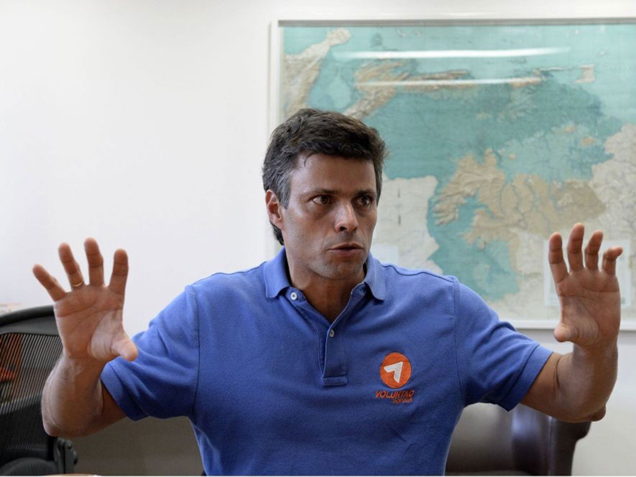 Leopoldo Lopez hasn't been seen in public since a news conference on Wednesday night after the bloodshed