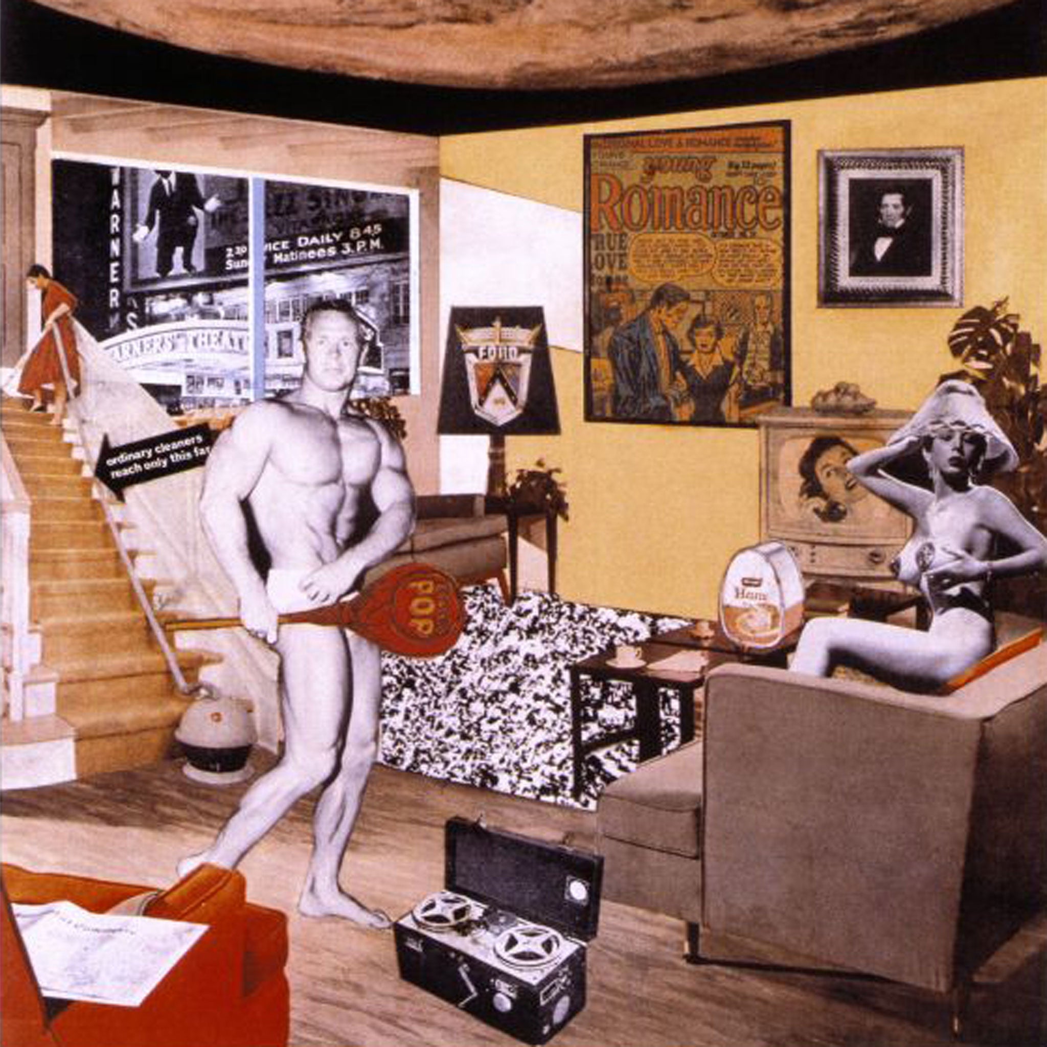 Richard Hamilton's 'Just what is it that makes today's homes so different, so appealing?' (1956) (Estate of Richard Hamilton)