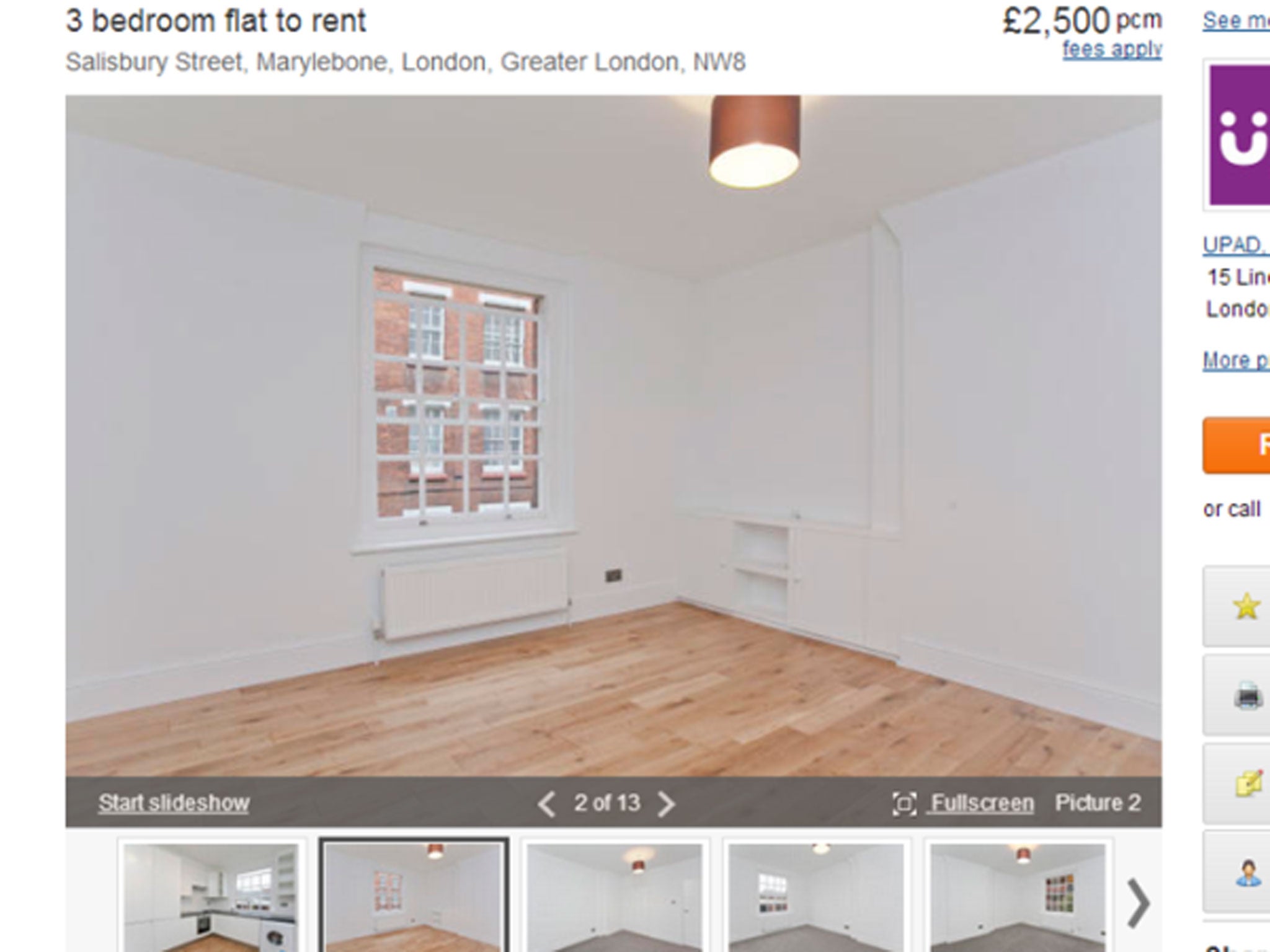 Unfurnished flat