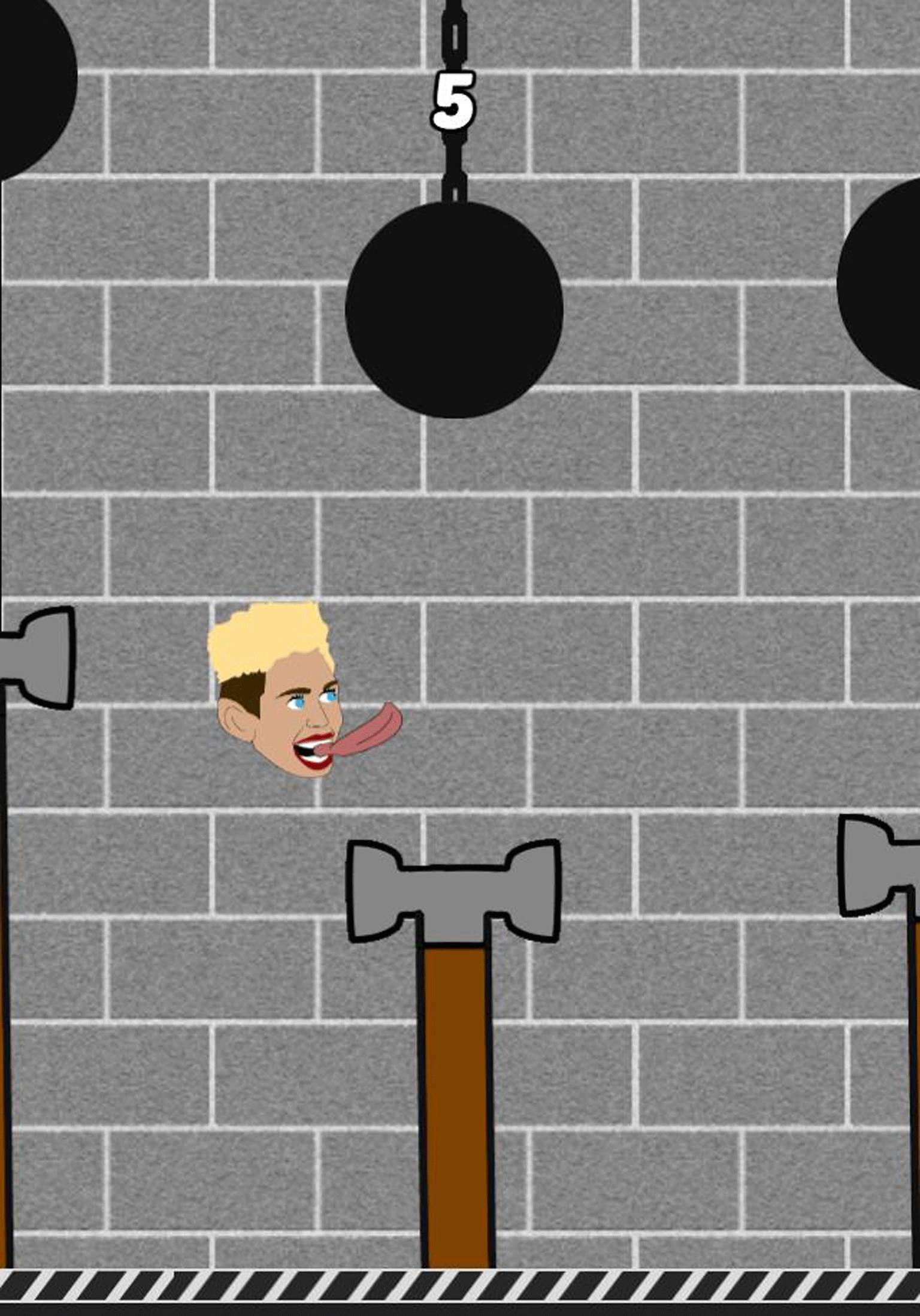 Miley Cyrus' disembodied head makes an appearance in the App Store