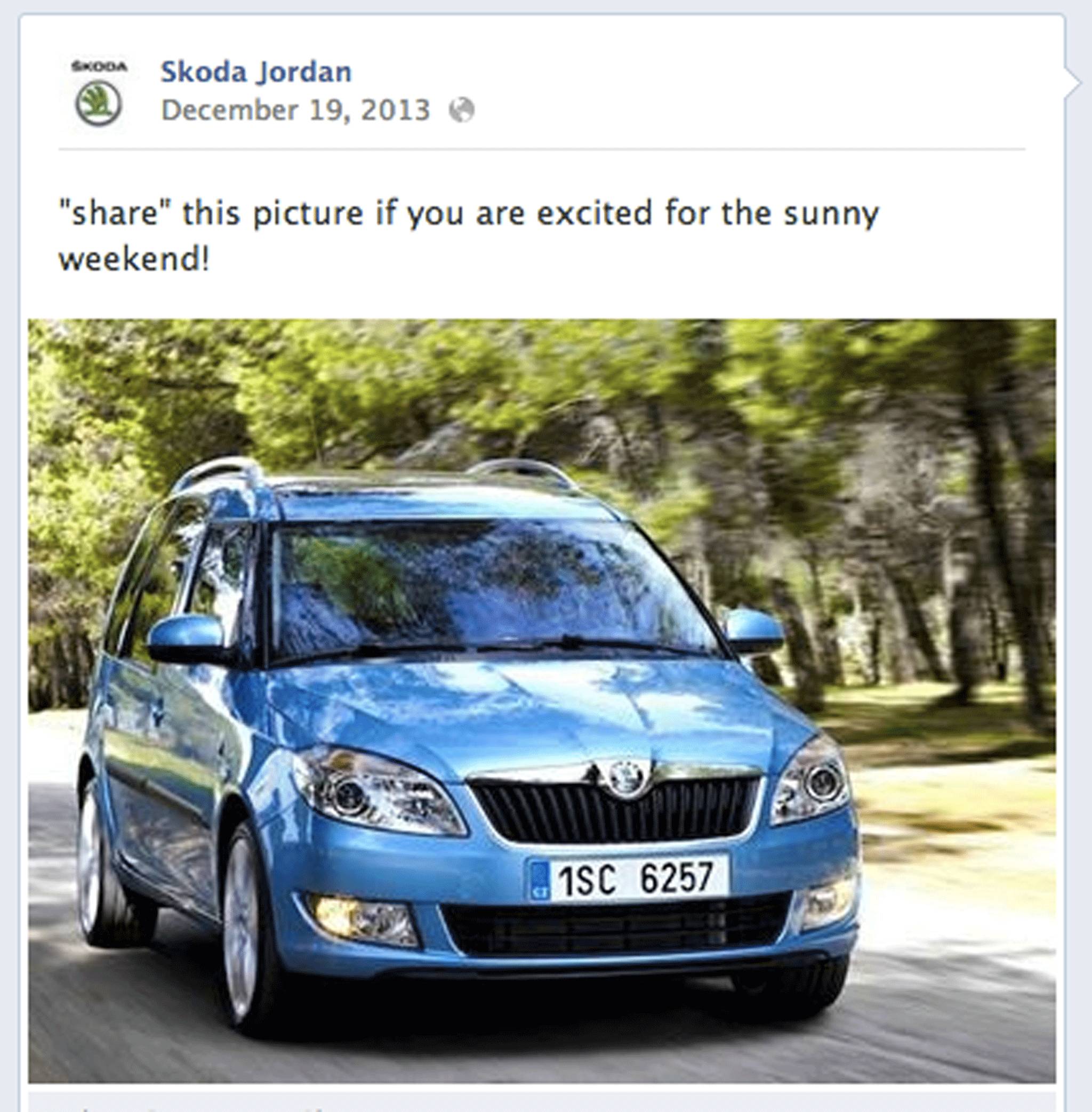 The joy of summer, overheating in a Skoda estate