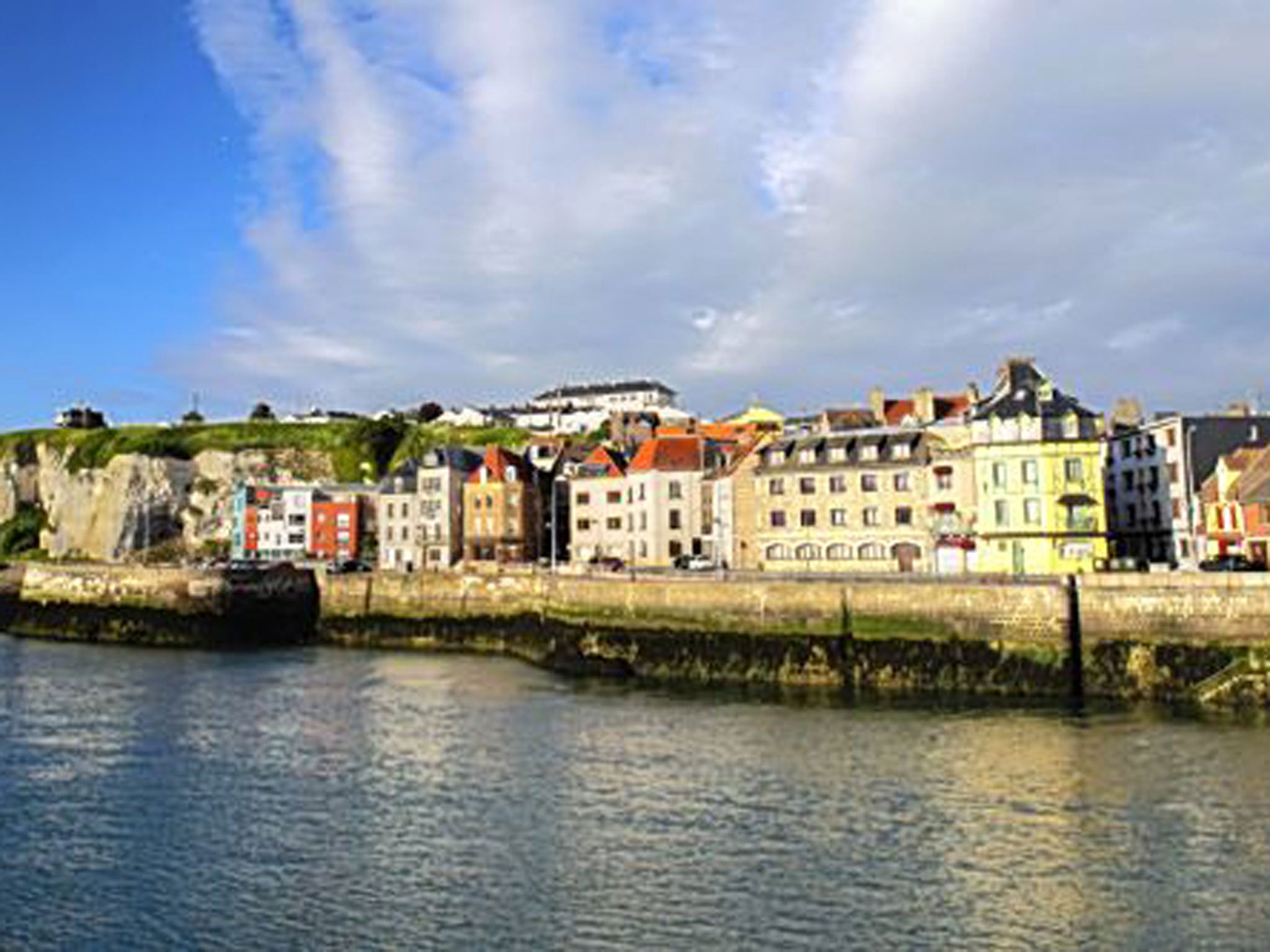 The cheerful village of Dieppe