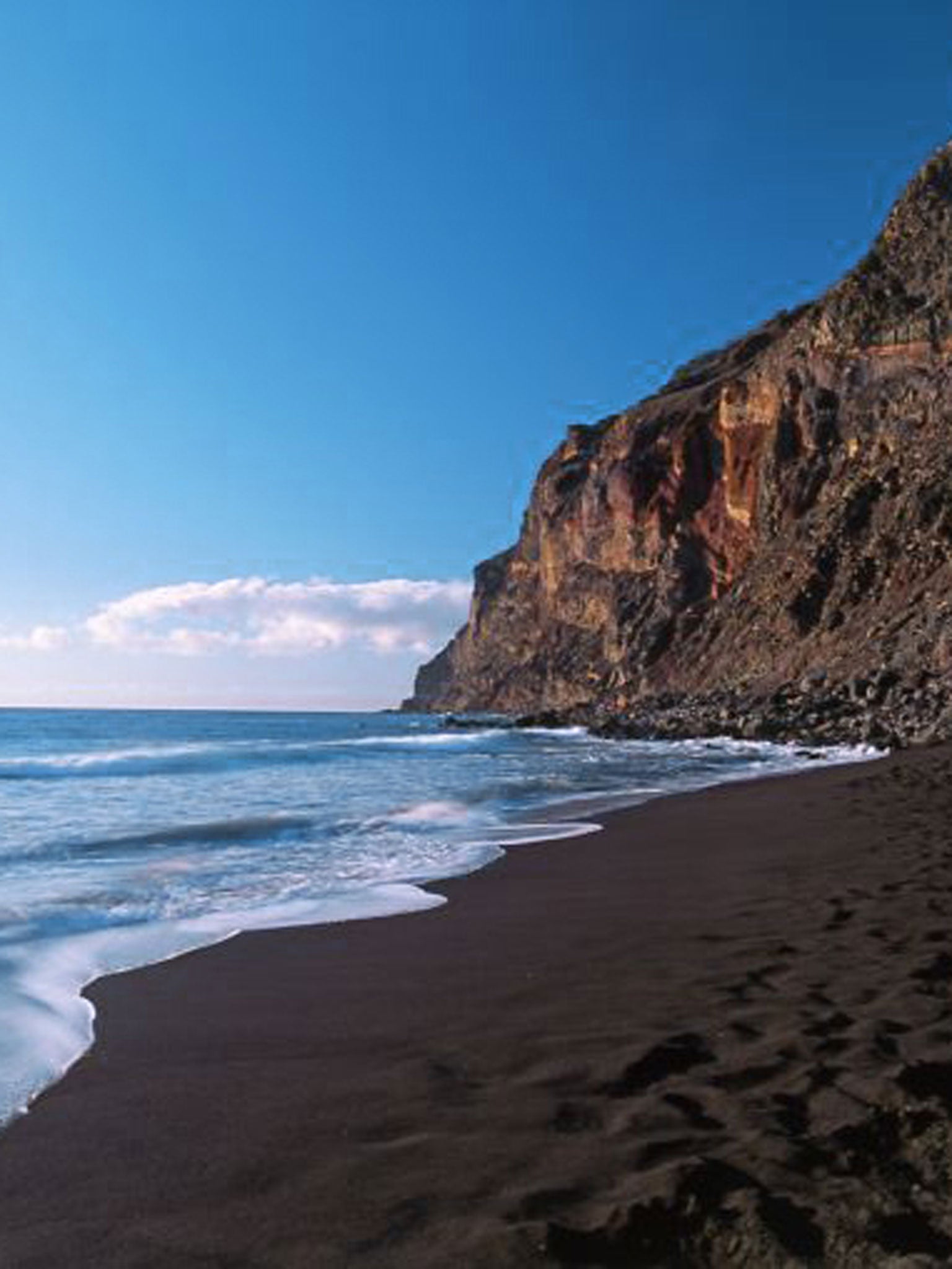 Shore thing: a black-sand beach