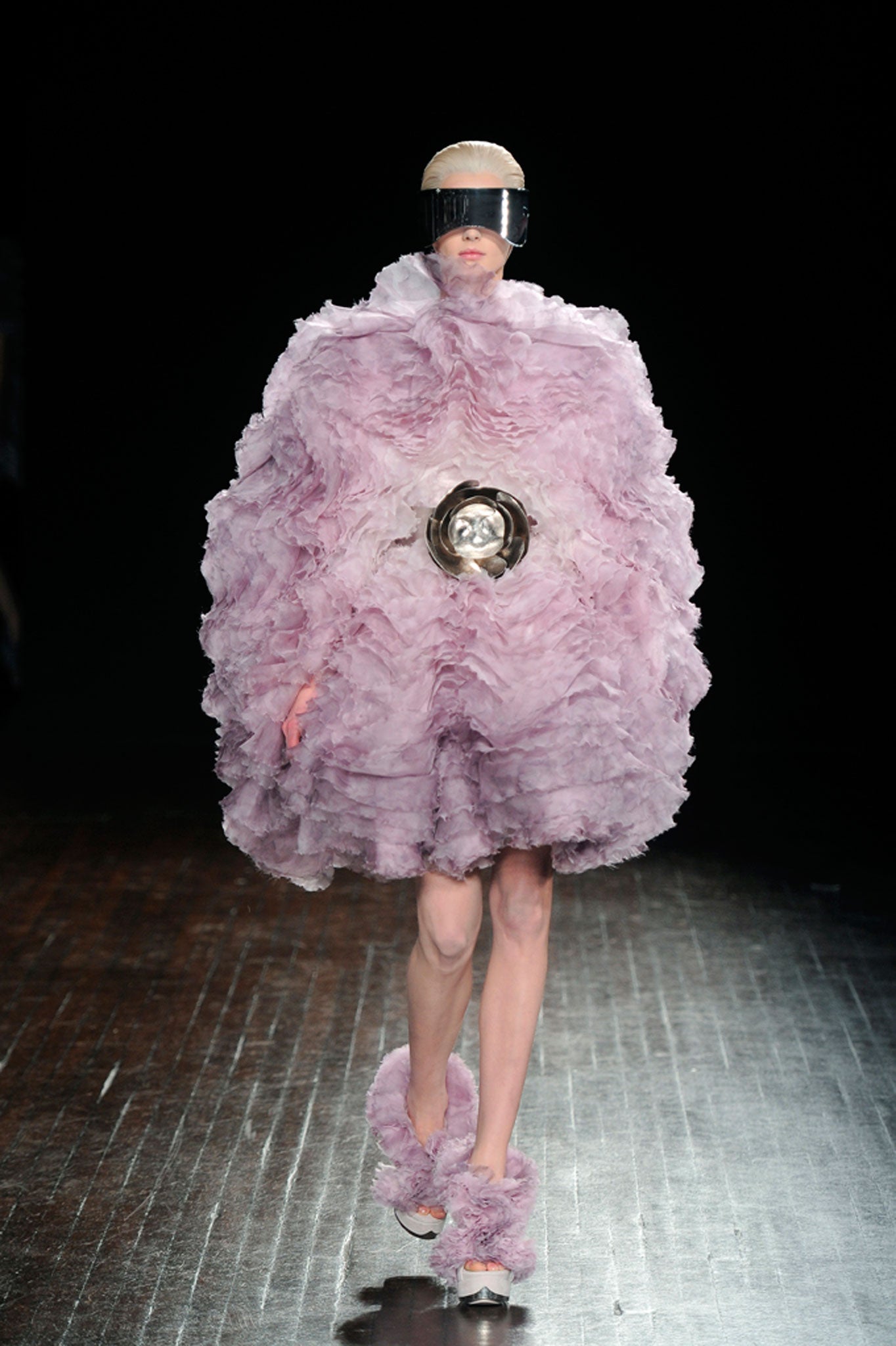 Flower power: McQueen autumn-winter 2012