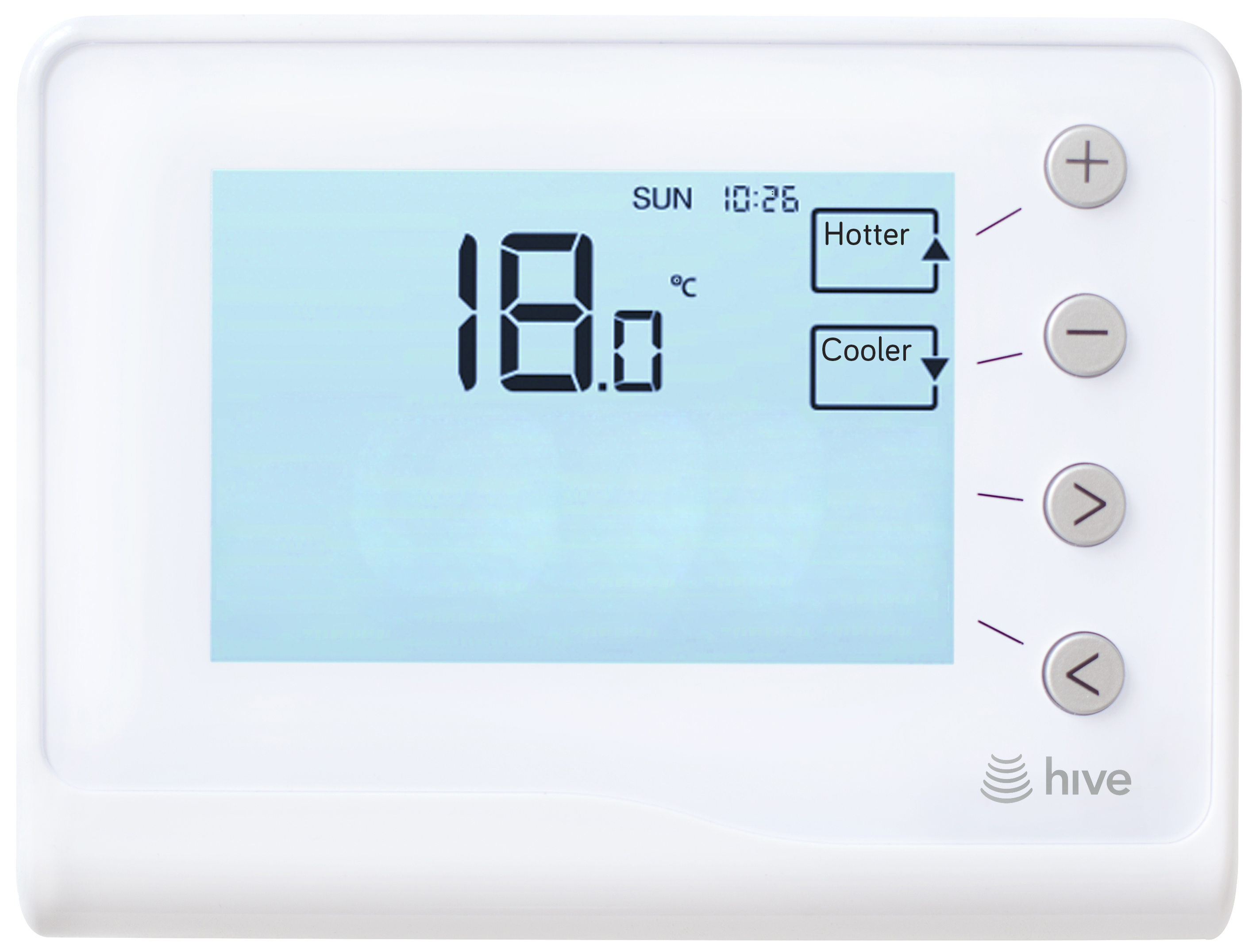 The Hive thermostat.