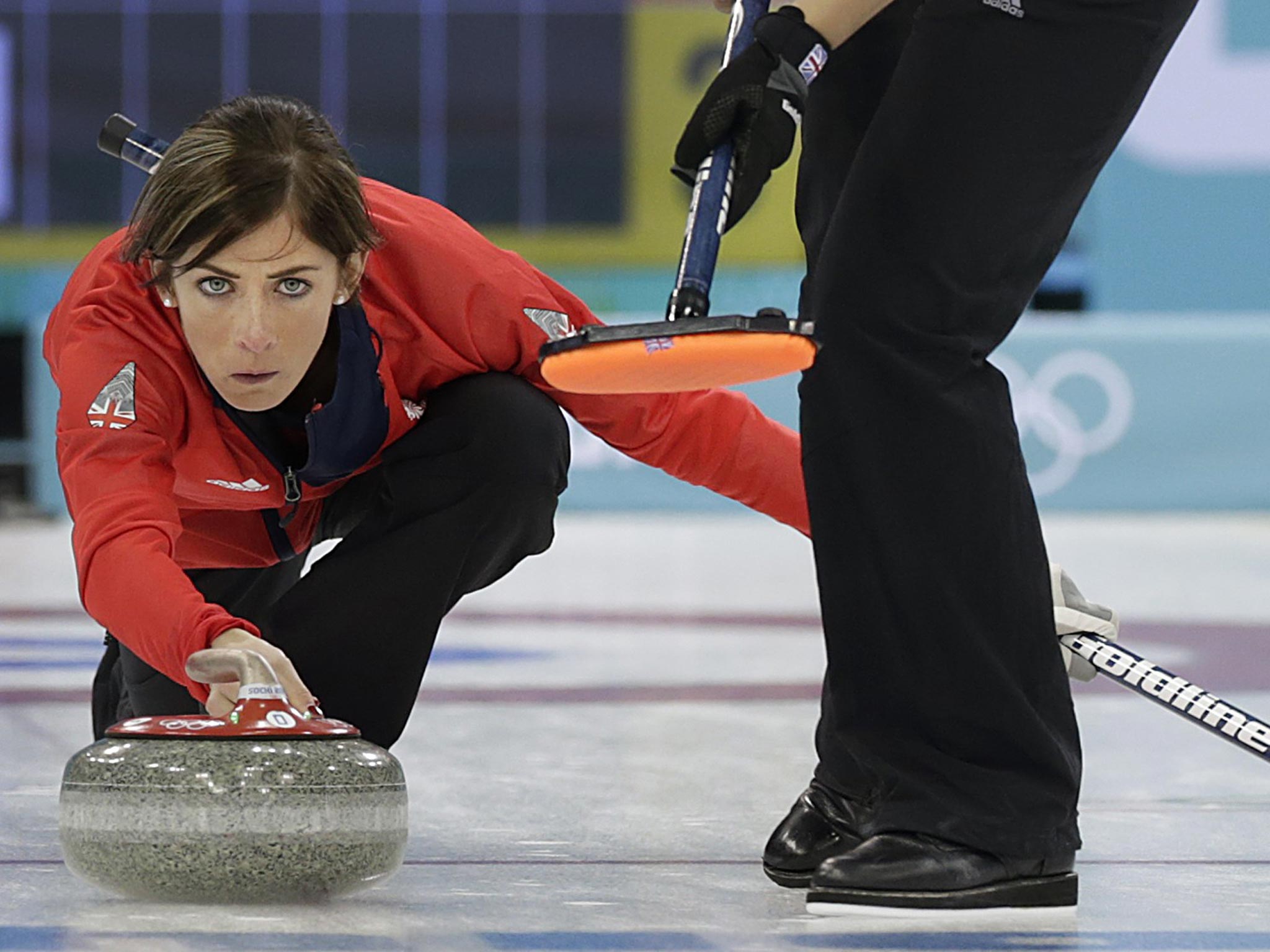 The medal-winning rock at Sochi on Thursday