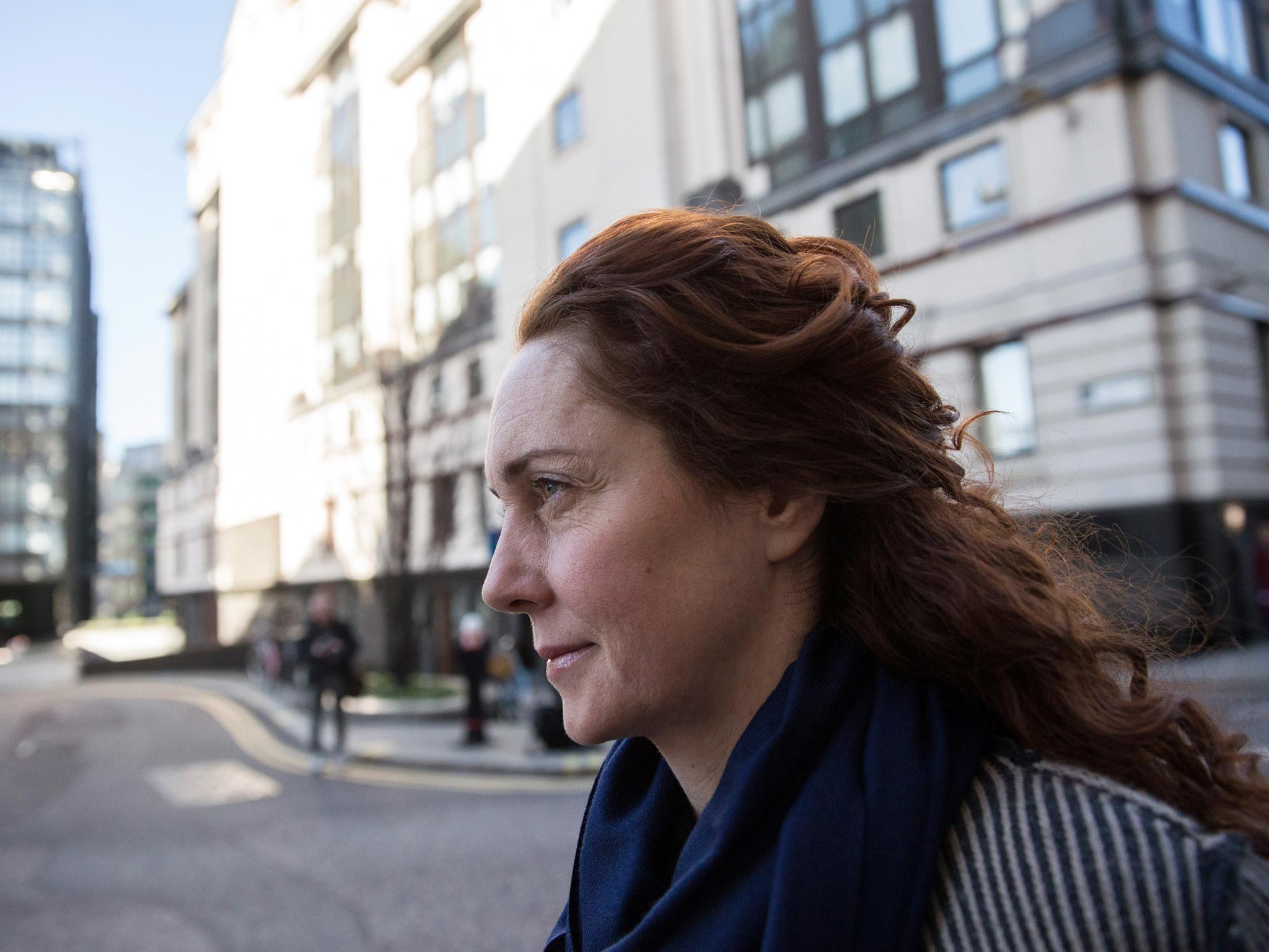 Former News International chief executive Rebekah Brooks arrives at the Old Bailey