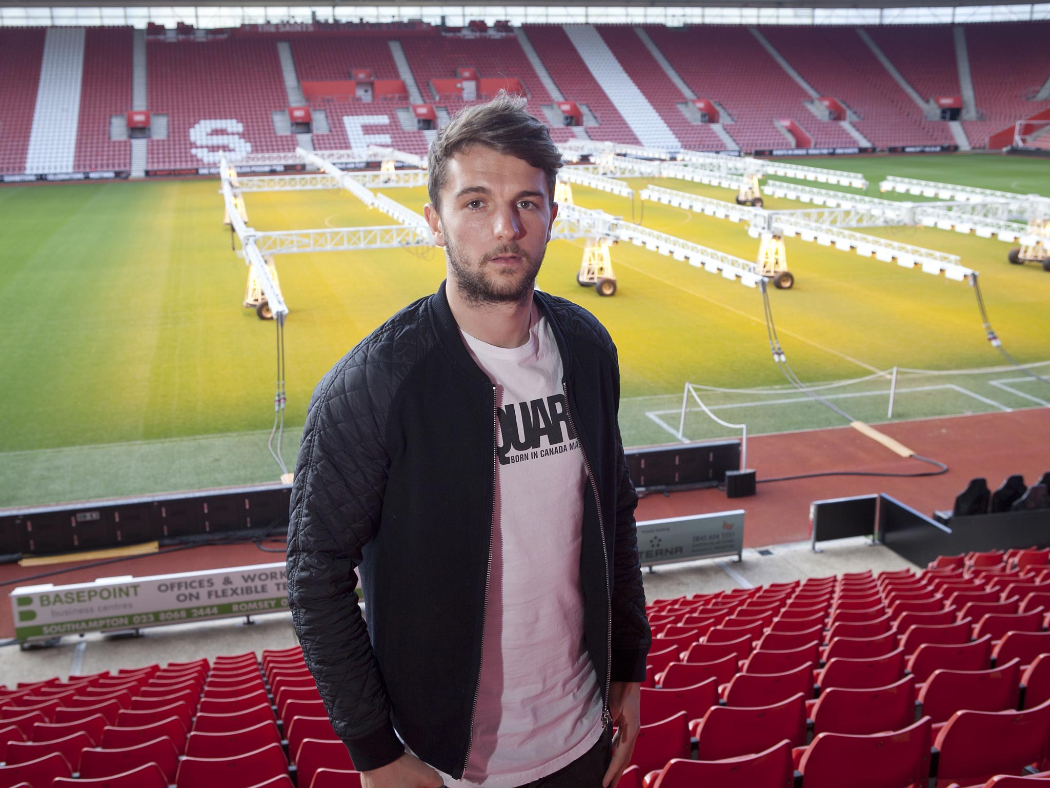 England hopeful Jay Rodriguez at St Mary’s