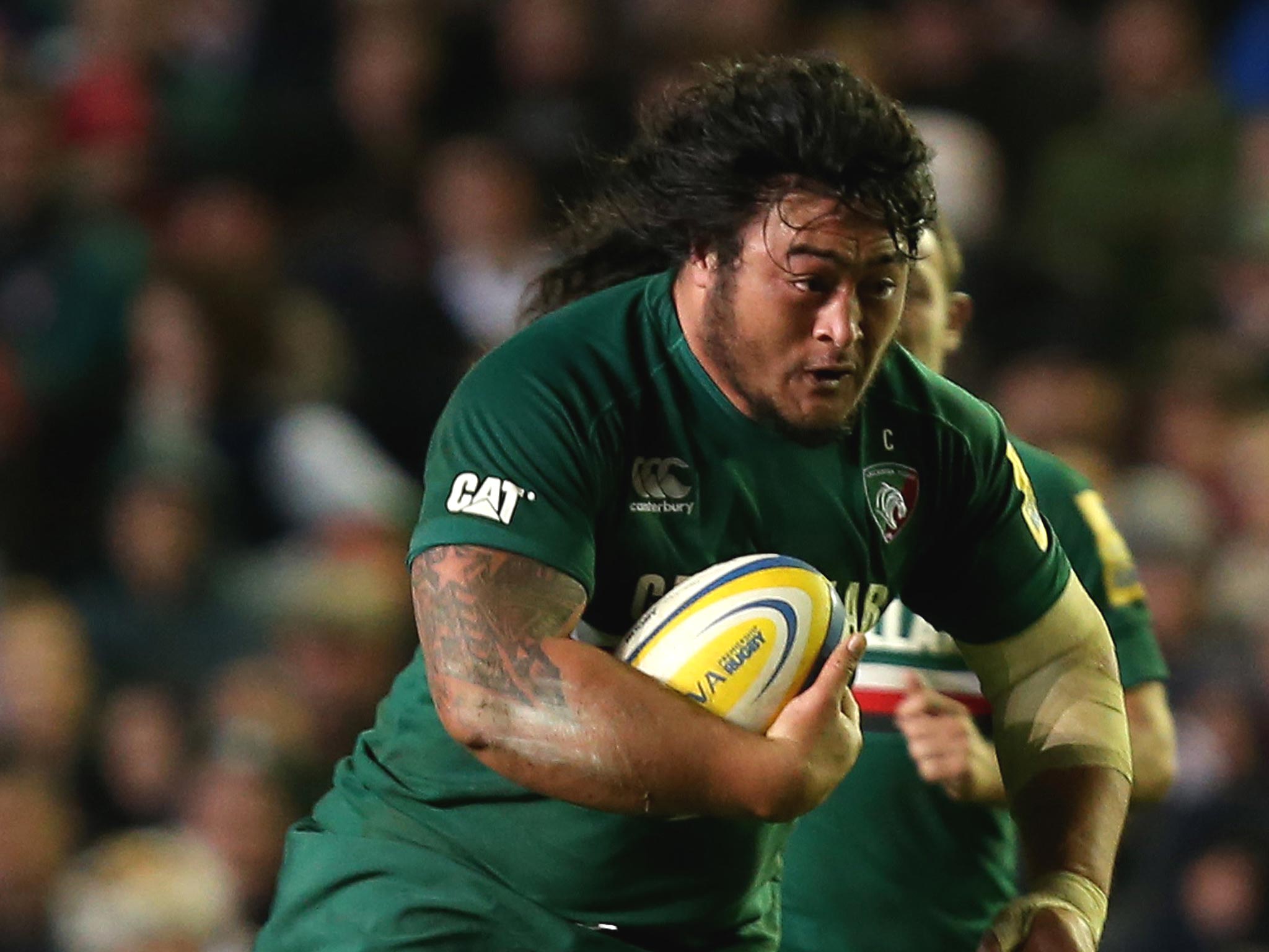 Logovi’i Mulipola’s try for Leicester against London Irish was awarded after a video review