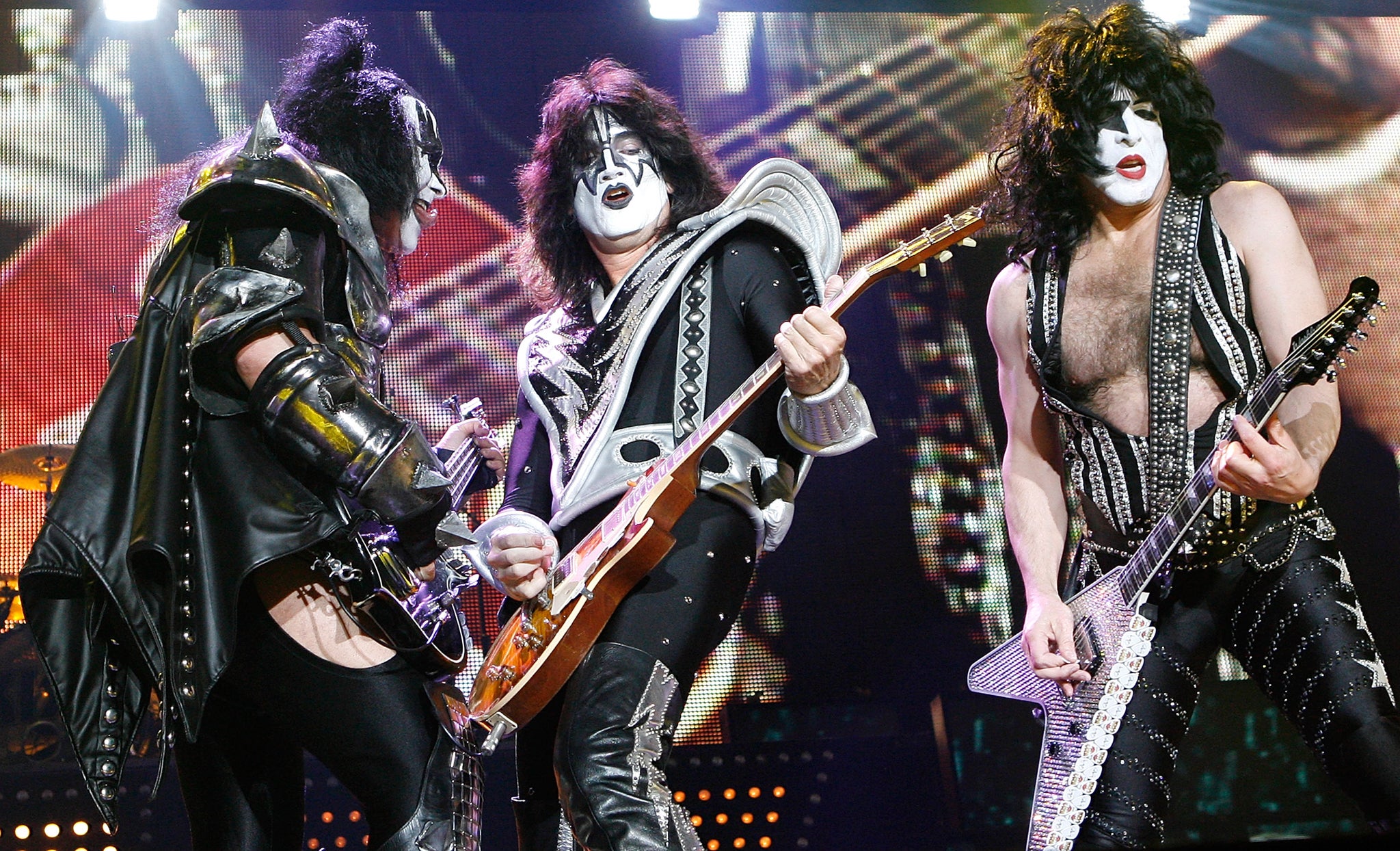 KISS perform at Wembley Arena in 2010