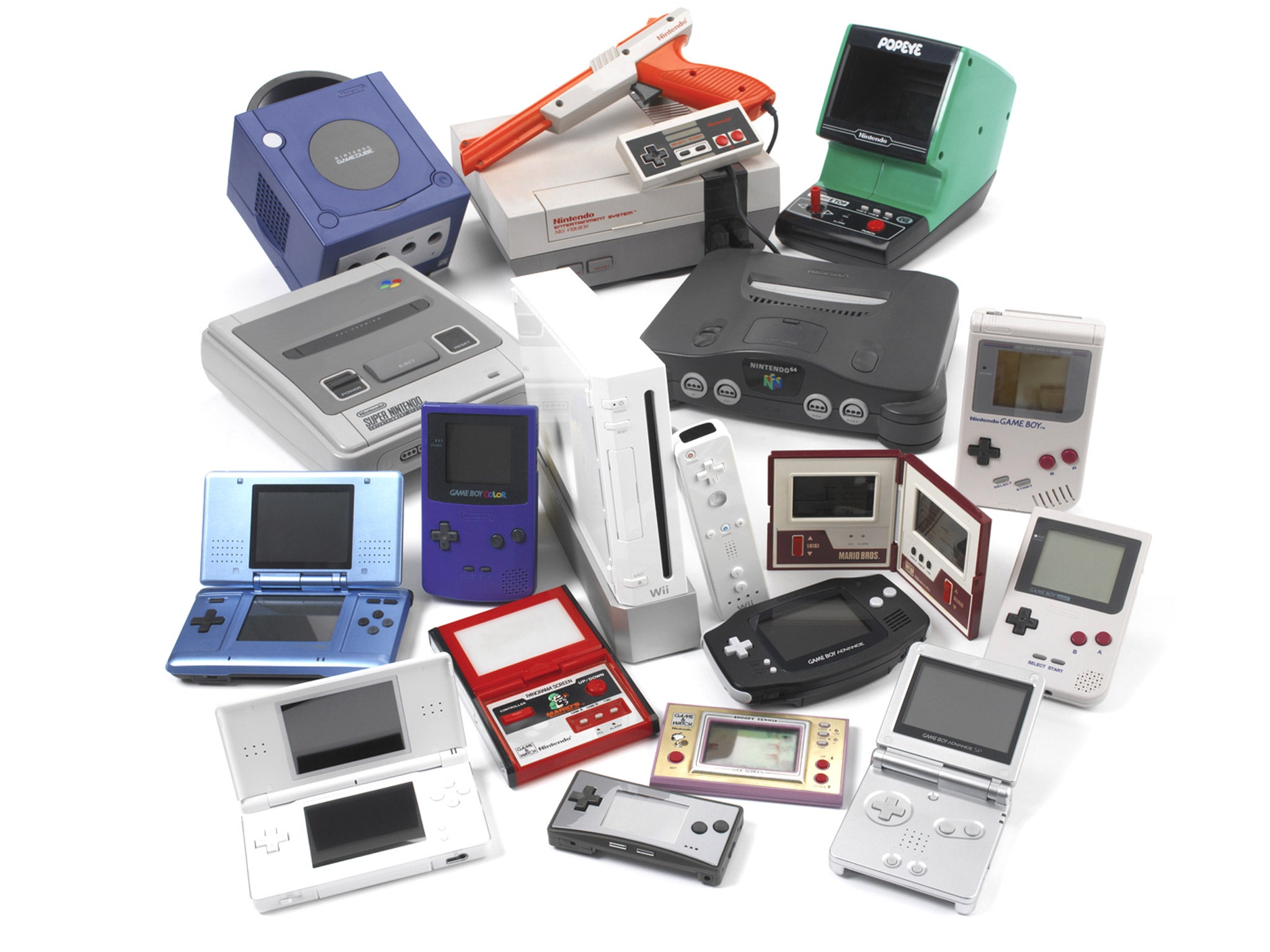 Nintendo gaming consoles through the years