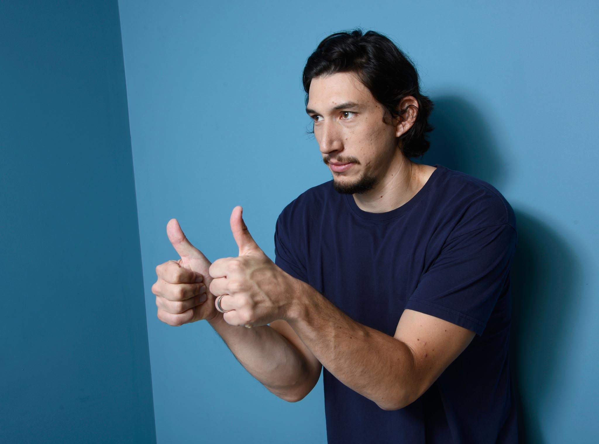 Girls and Star Wars: The Force Awakens star Adam Driver