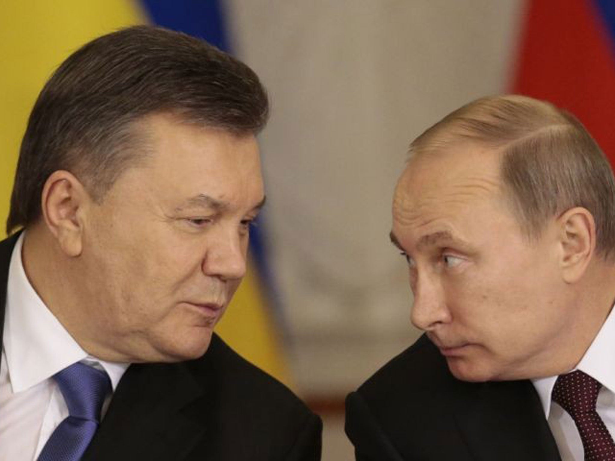 Viktor Yanukovych sought protection from Vladimir Putin's Kremlin