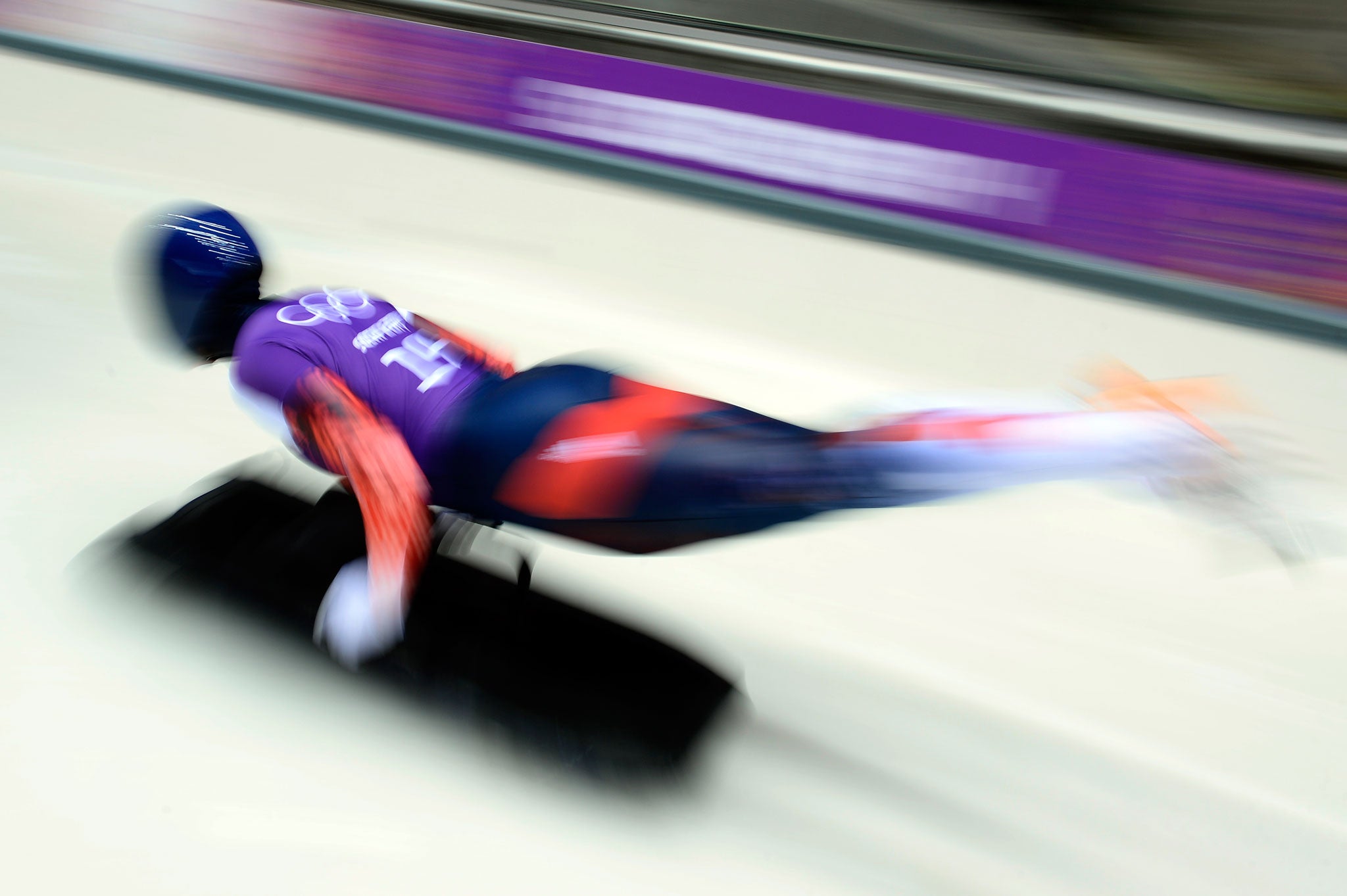 Yarnold takes part training session - the 25-year-old farmer's daughter from Kent was pointed in the direction of the skeleton at a National Lottery talent identification day