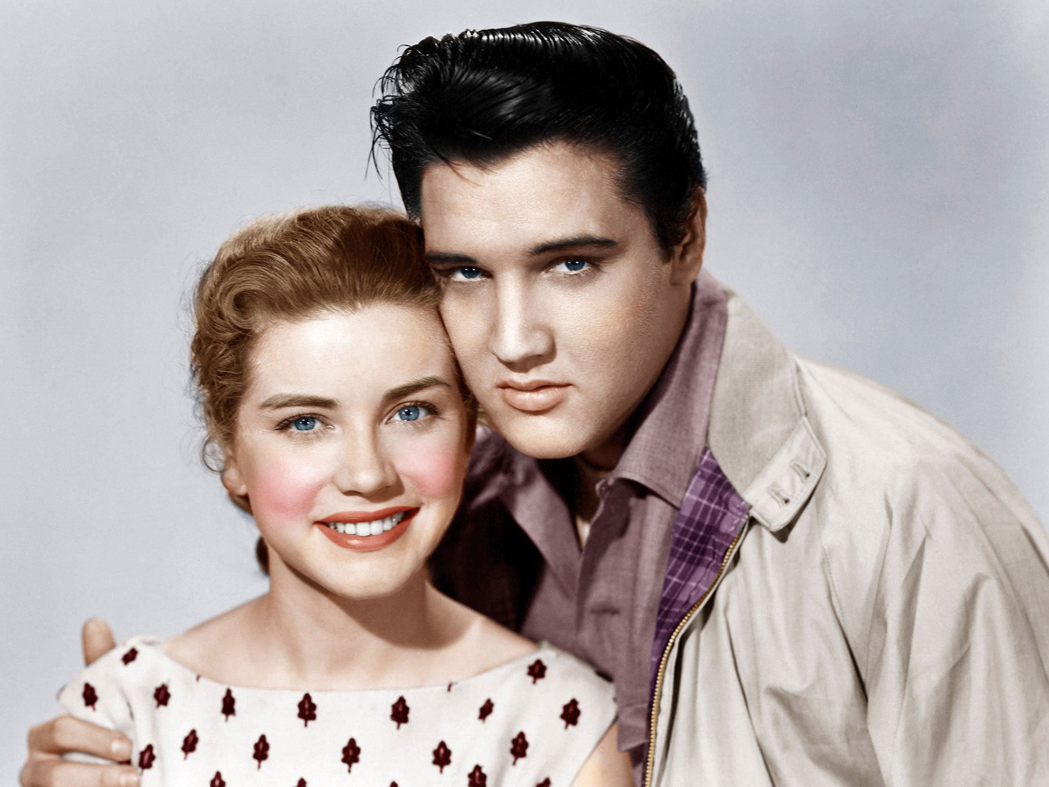 The King and I: Academy member Dolores Hart with Elvis Presley in 1958 (Rex)