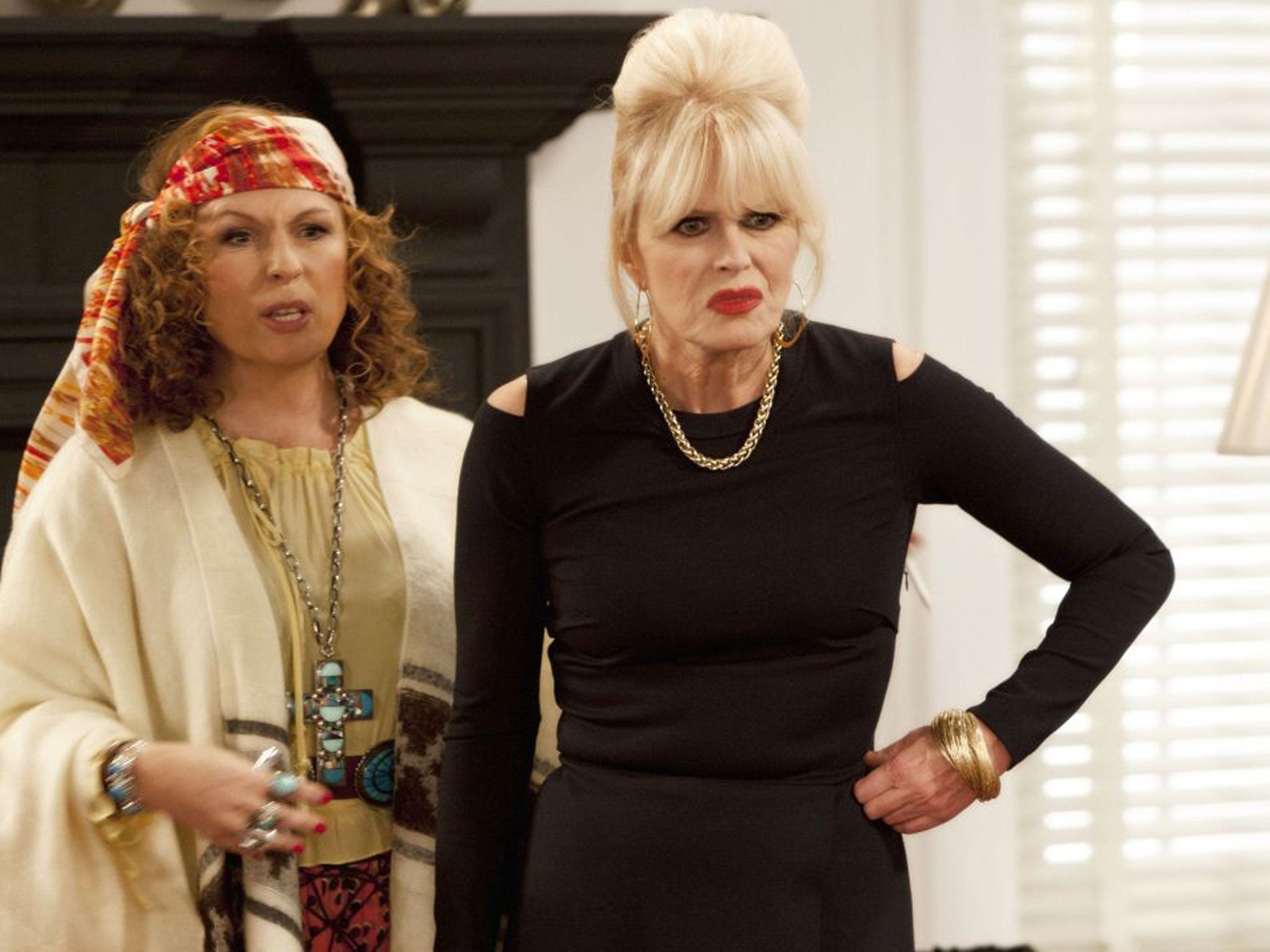 Jennifer Saunders and Joanna Lumley in ‘Absolutely Fabulous’