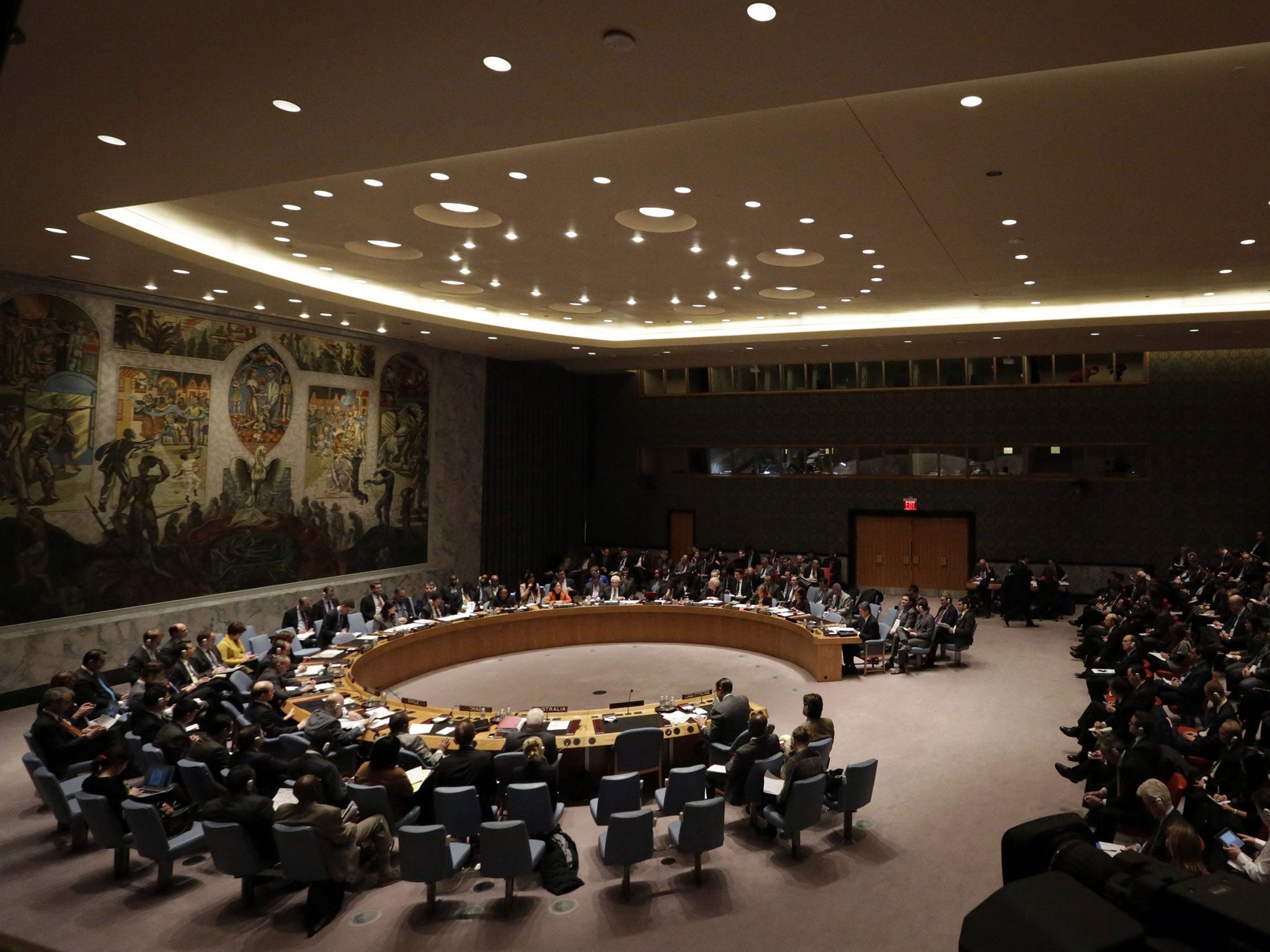 The UN headquarters in New York City