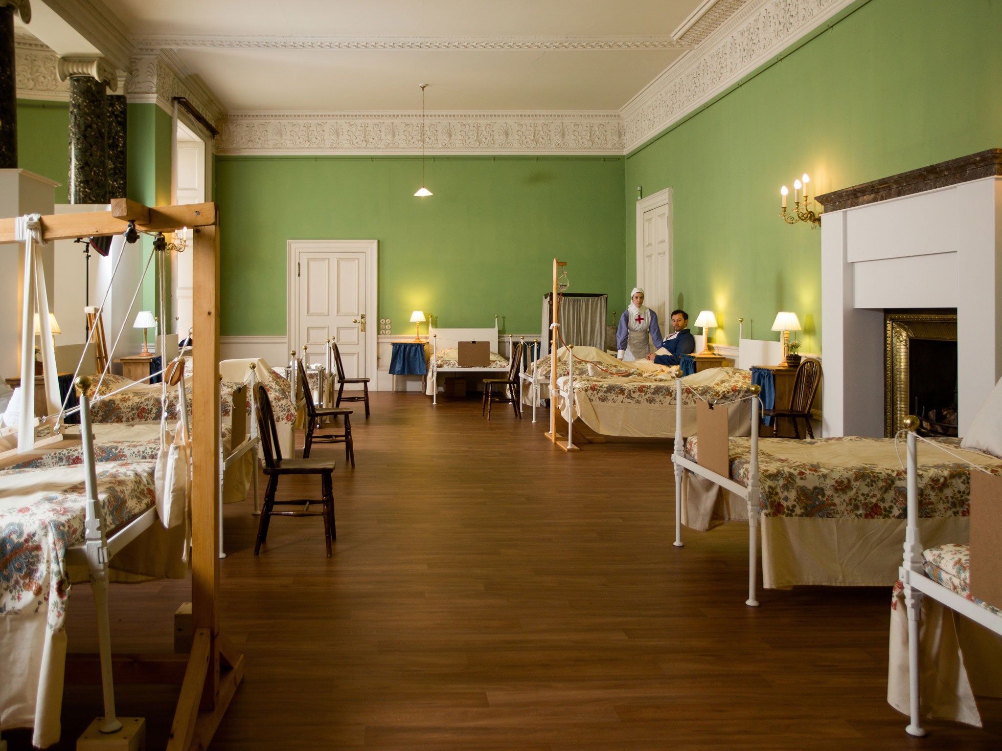 The Saloon at Dunham Massey is transformed back into Bagdad Ward