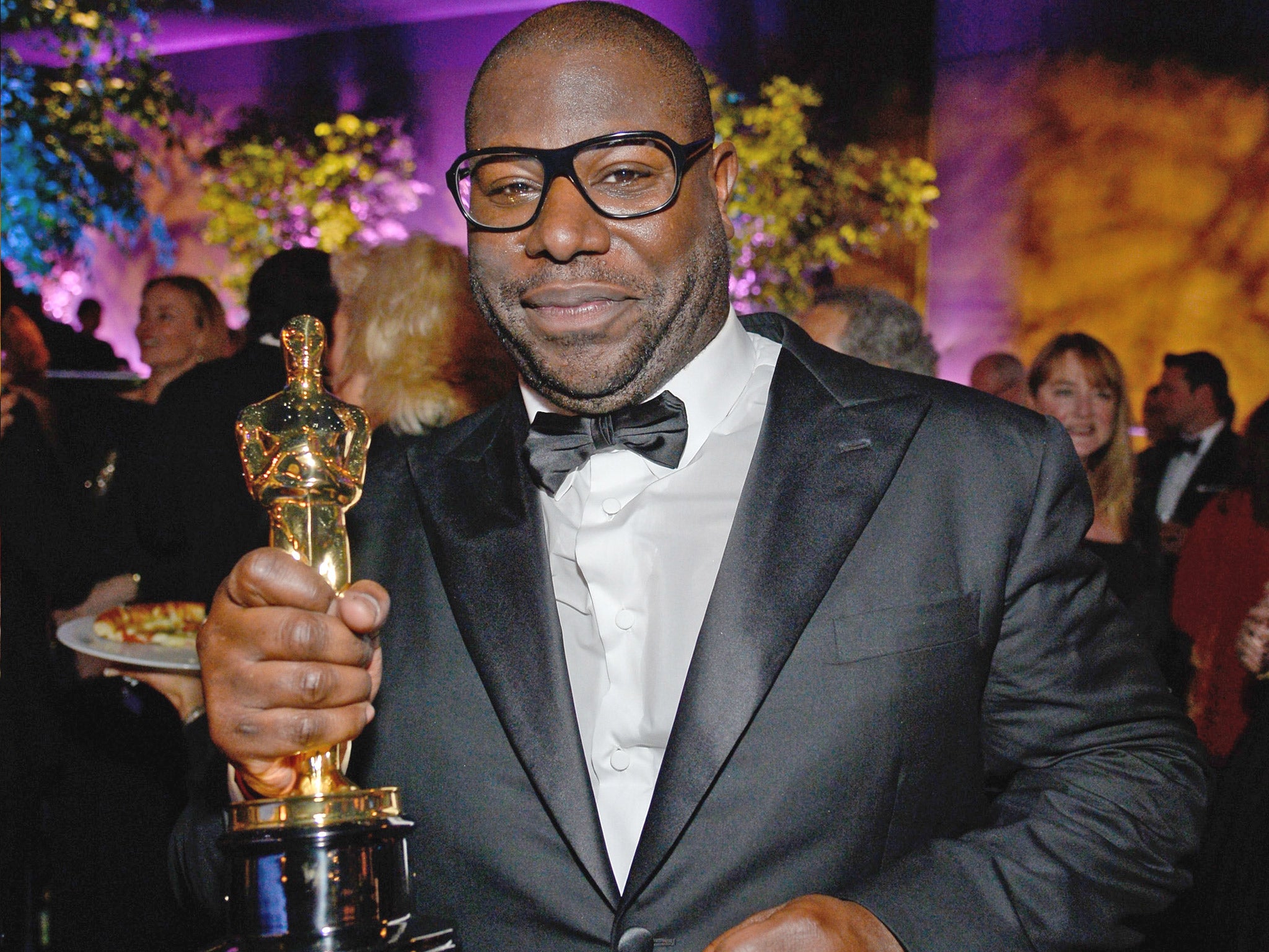 Upon receiving the Best Picture Oscar, director Steve McQueen (pictured) neglected to thank screenwriter John Ridley (Getty)