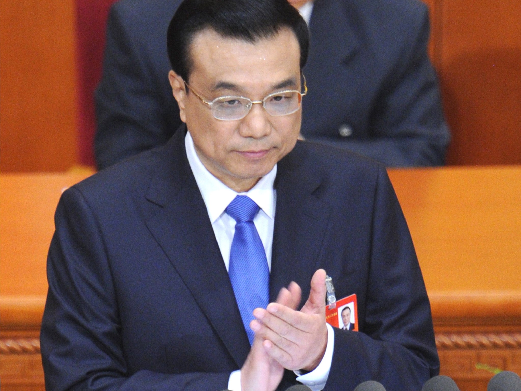 Premier Li Keqiang said the government would ‘enhance border, coastal and air defences’ (Getty)