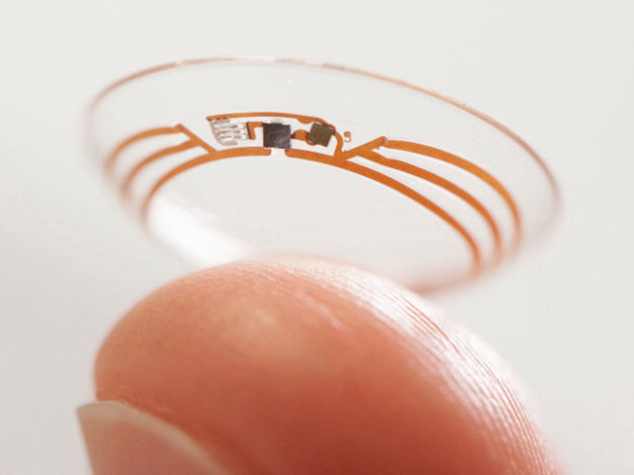 The Google X contact lens is designed to measure glucose levels in tears