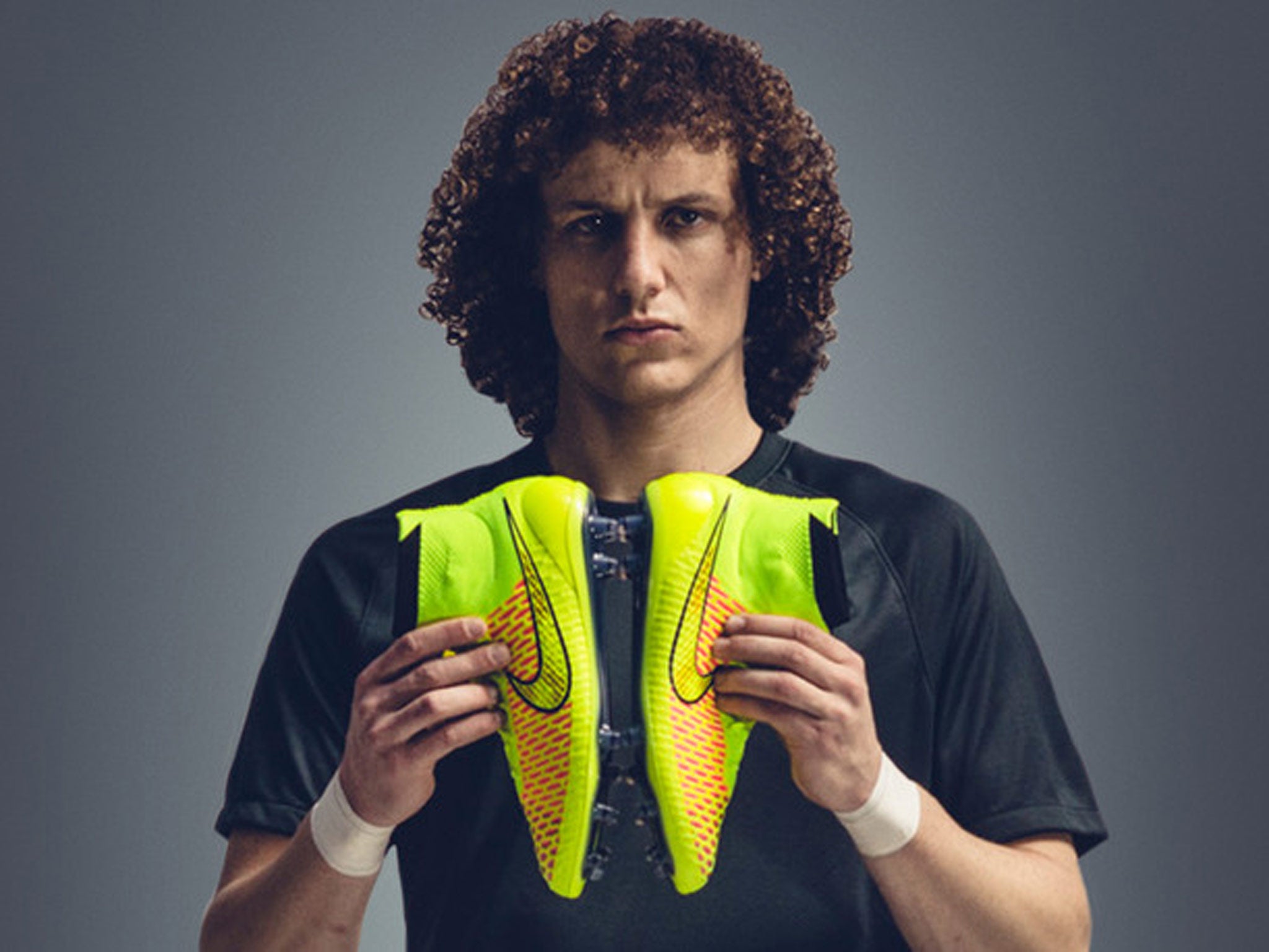 Nike's Magista boots, held by David Luiz