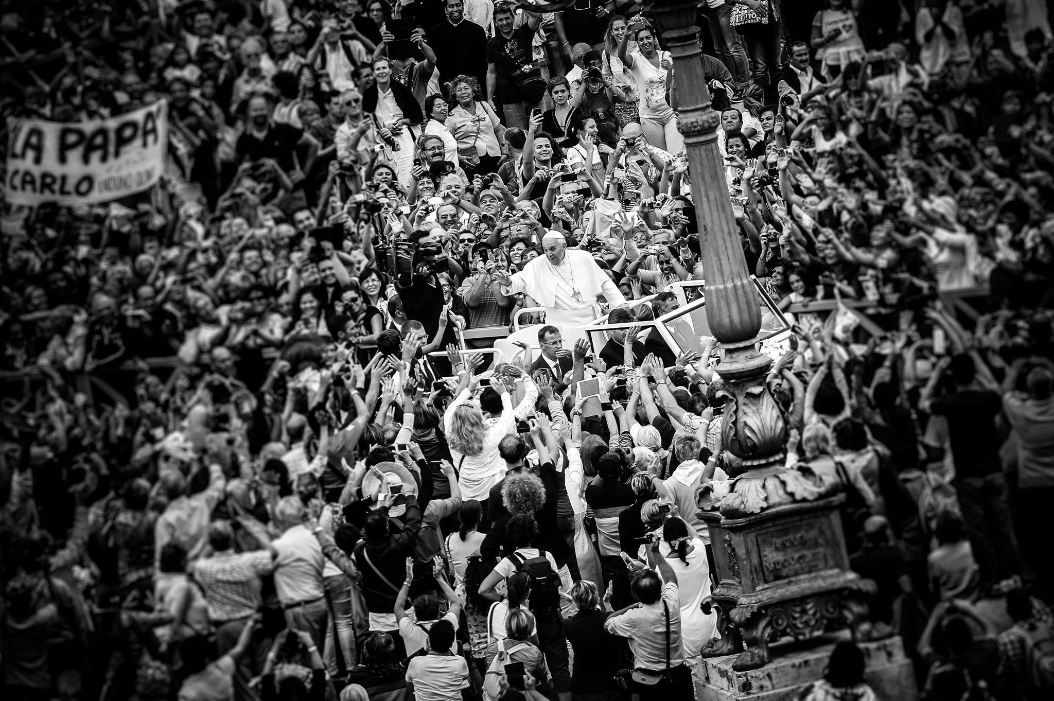 Pope Francis attends a mass in St. Peter's square in September 2013