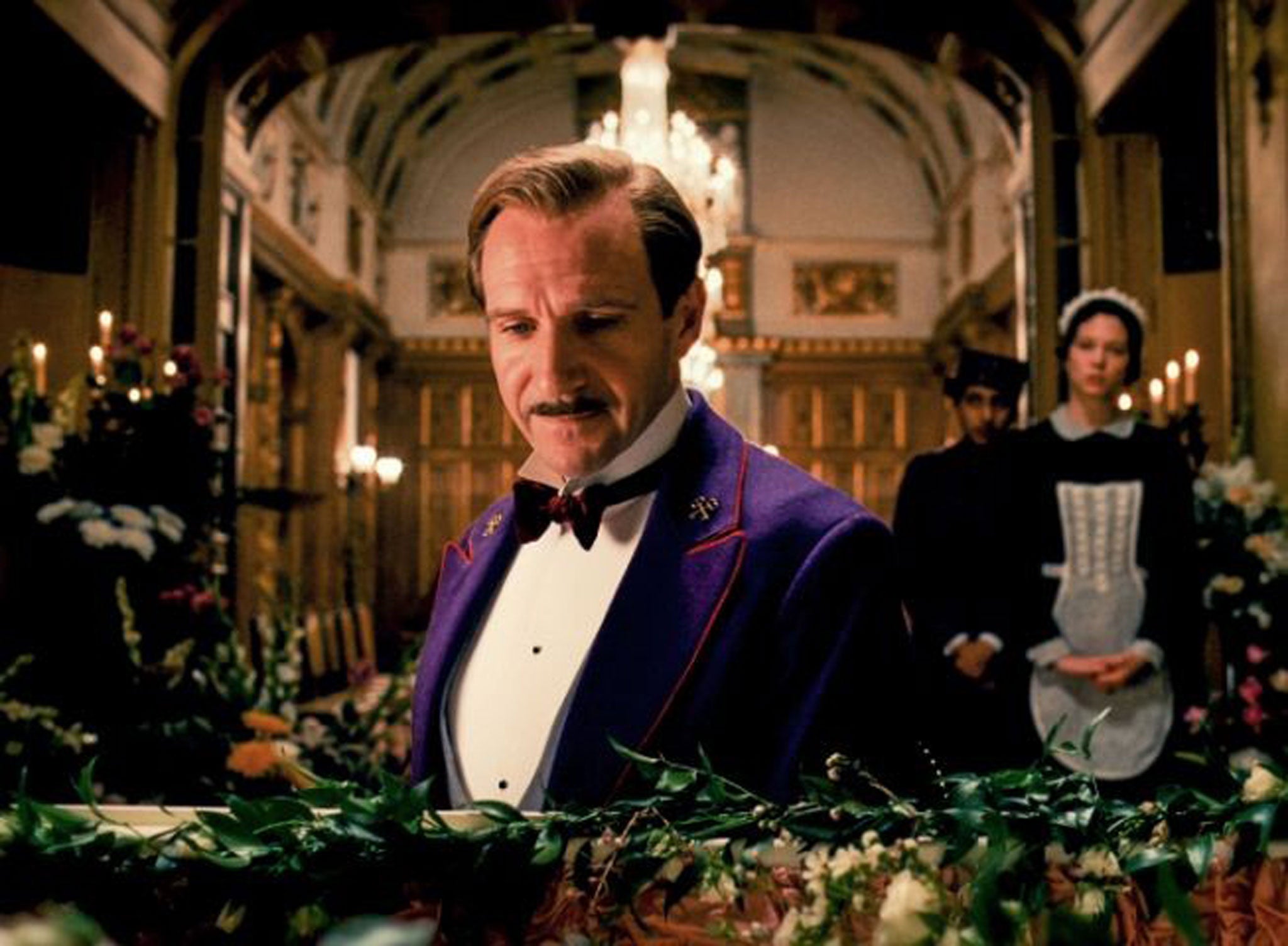 Ralph Fiennes in Wes Anderson's The Grand Budapest Hotel