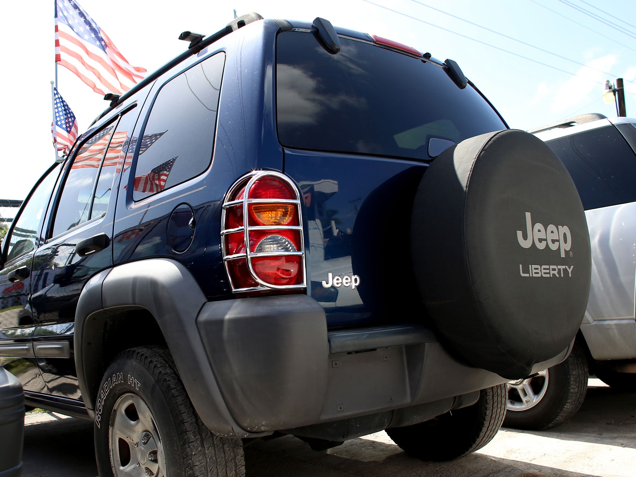 A Jeep Liberty, similar to the car that a woman was found dead in.