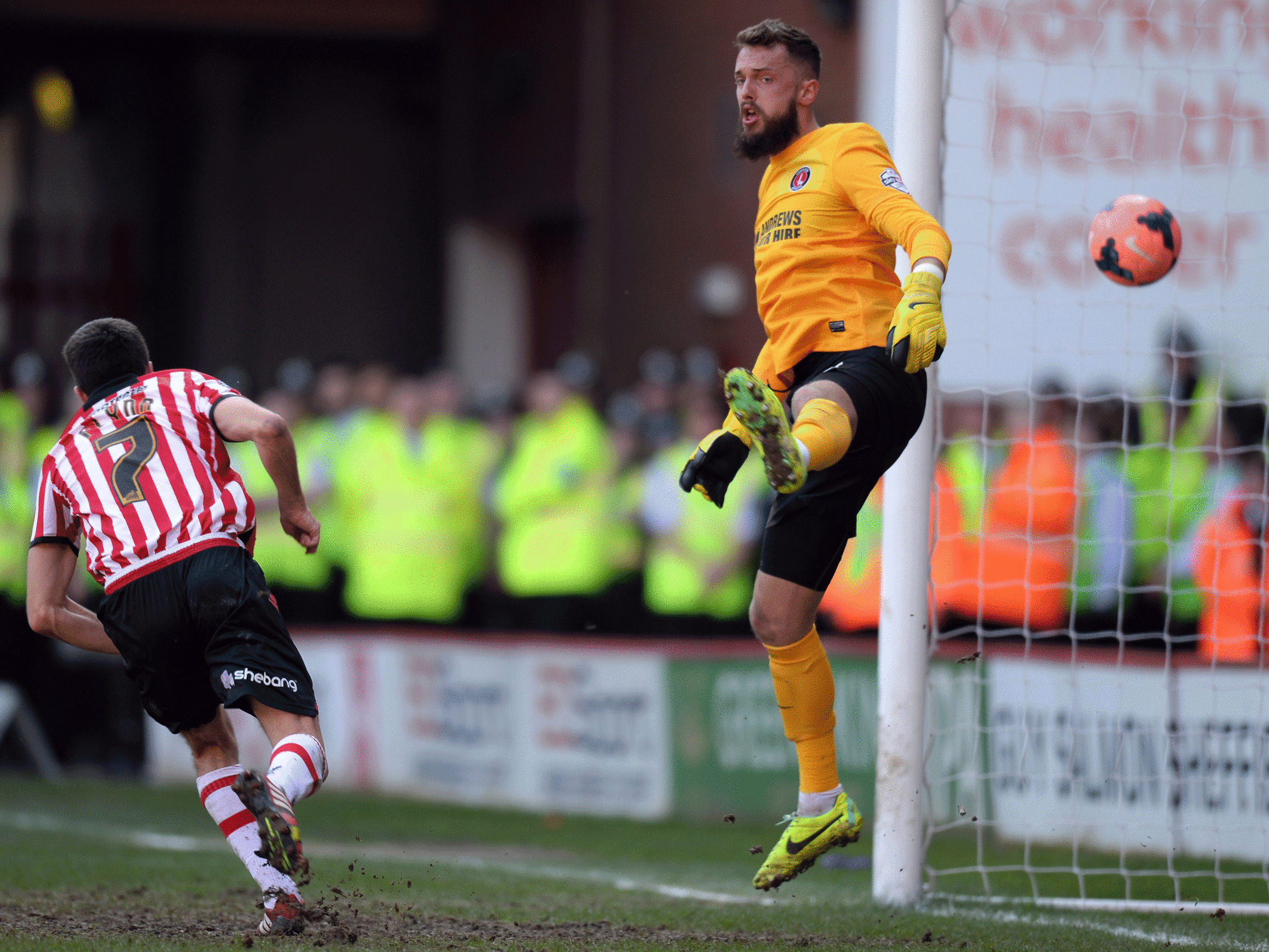 Ryan Flynn beats Ben Hamer to give Sheffield United the lead