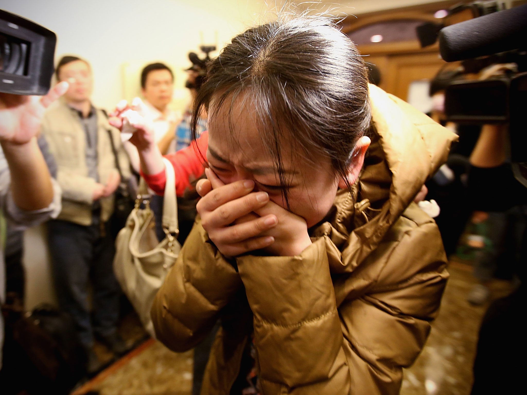 A relative of one of the passengers in Beijing