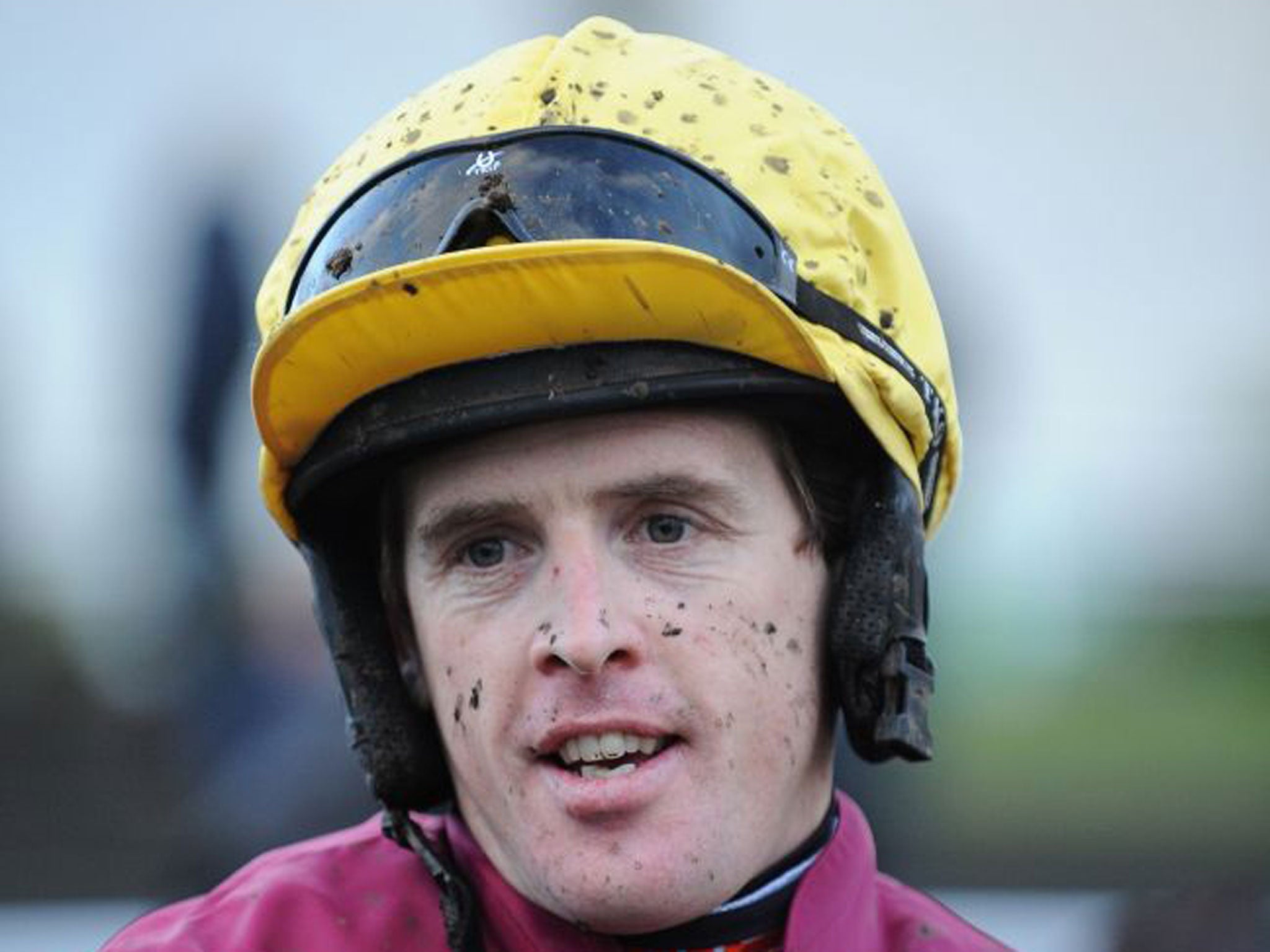 Jason Maguire was airlifted to hospital after his fall yesterday