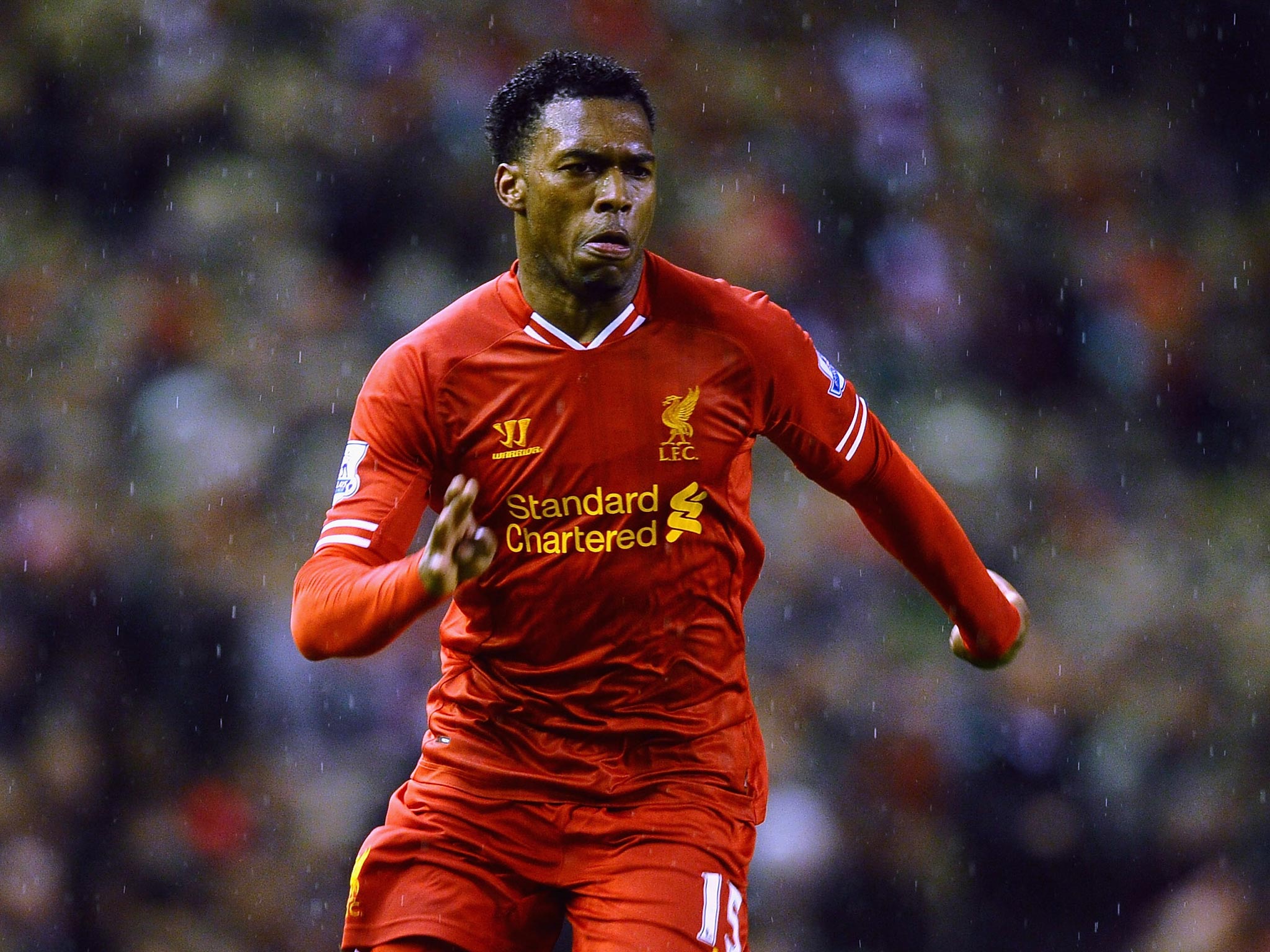 Daniel Sturridge of Liverpool in action back in January