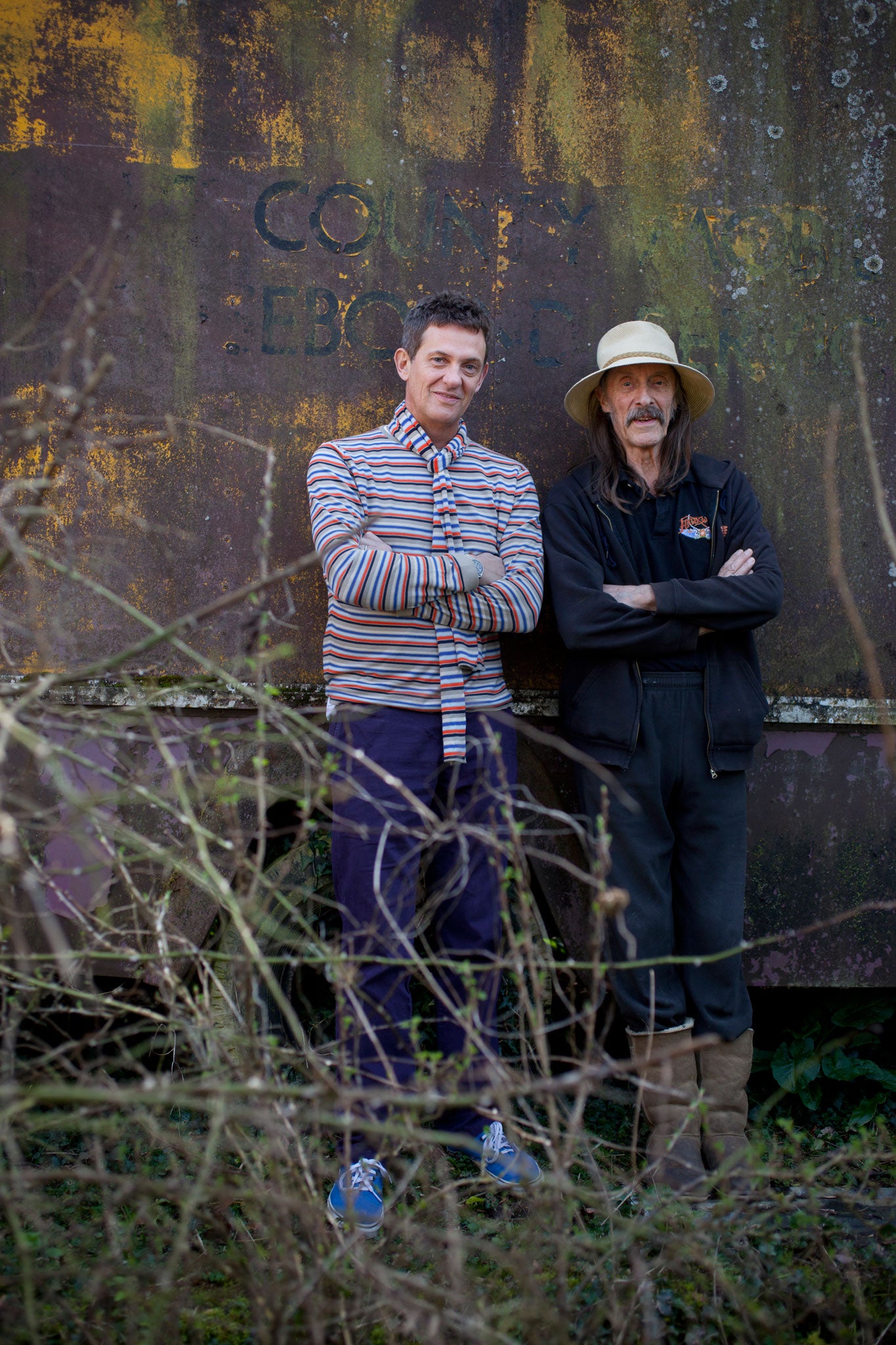 Dave (right) met Matt after he was invited to come on his LBC show