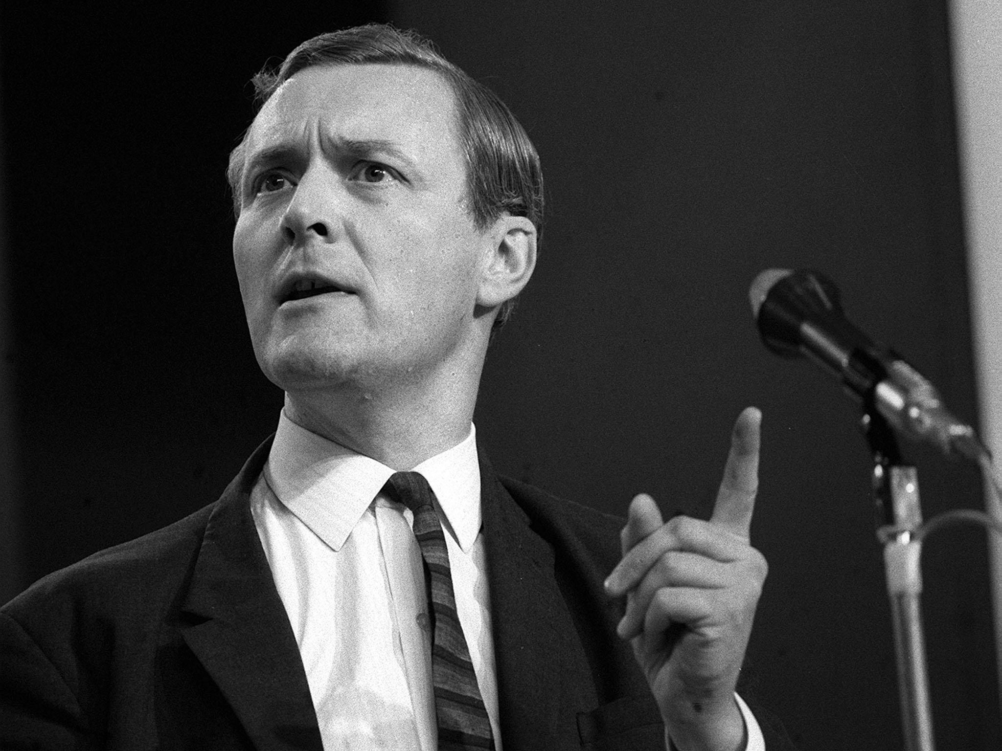 The veteran politician Tony Benn in 1970