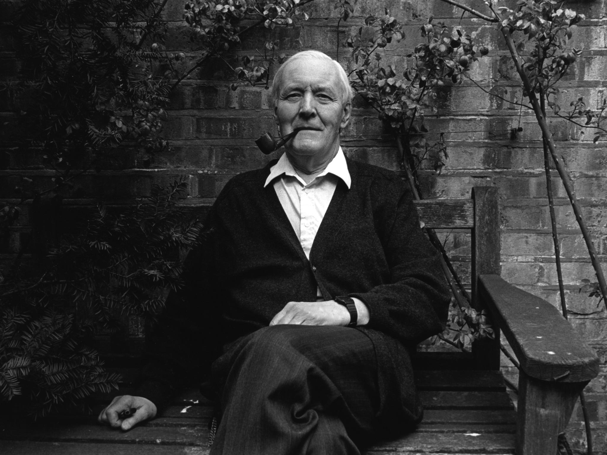 Tony Benn at home in February 2013