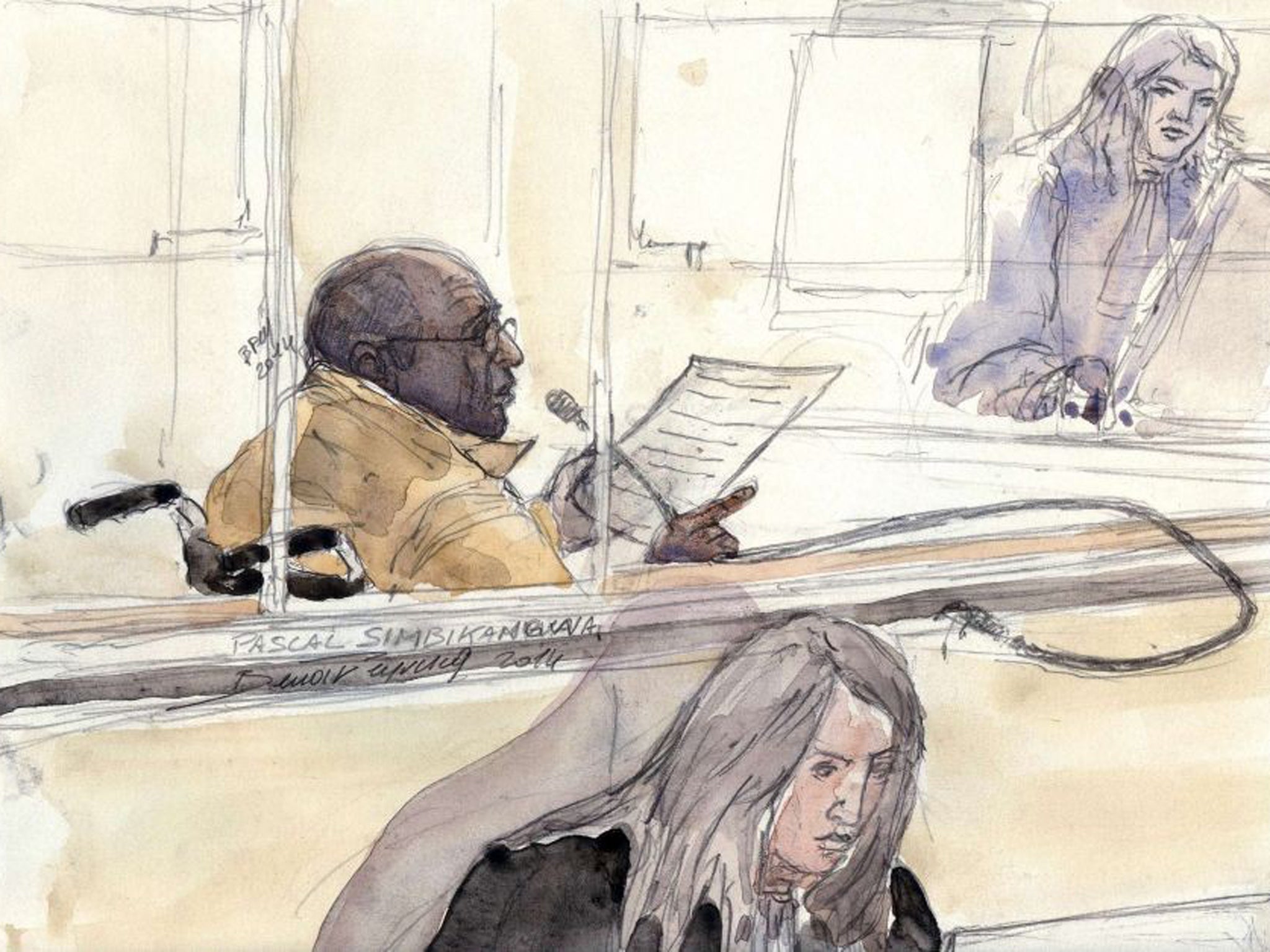 Pascal Simbikangwa, a former captain of the Rwandan presidential guard and a senior security officer, denied all involvement in the mass killings