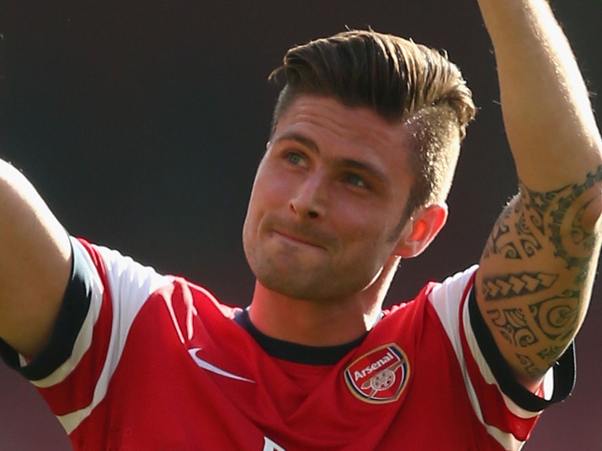 Olivier Giroud starts for Arsenal at Tottenham