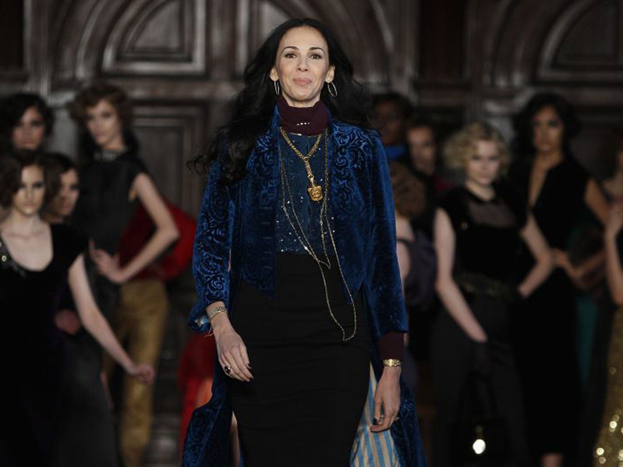 L’Wren Scott at New York Fashion Week, 2012