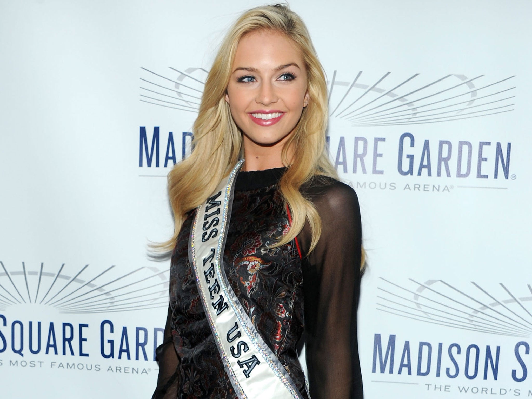 Miss Teen USA Cassidy Wolf attends the Madison Square Garden Transformation Unveiling at Madison Square Garden on October 24, 2013 in New York City.