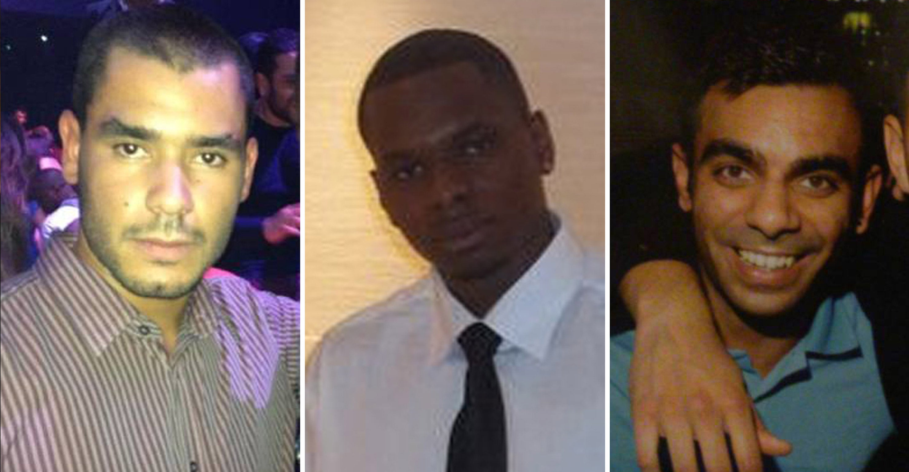 Jailed Britons Grant Cameron, Karl Williams and Suneet Jeerh