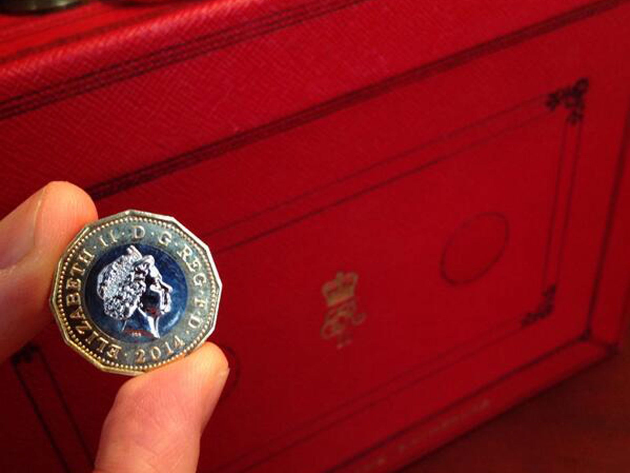 George Osborne tweeted a picture of the new coin ahead of the budget today