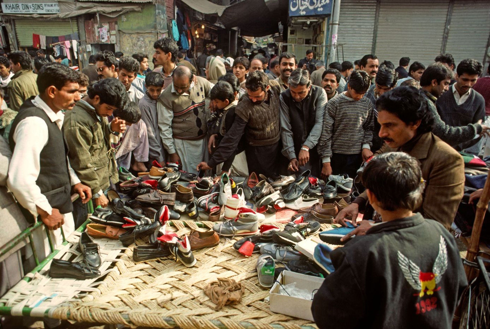 Hidden dangers: Anarkali Bazaar in Lahore, Pakistan