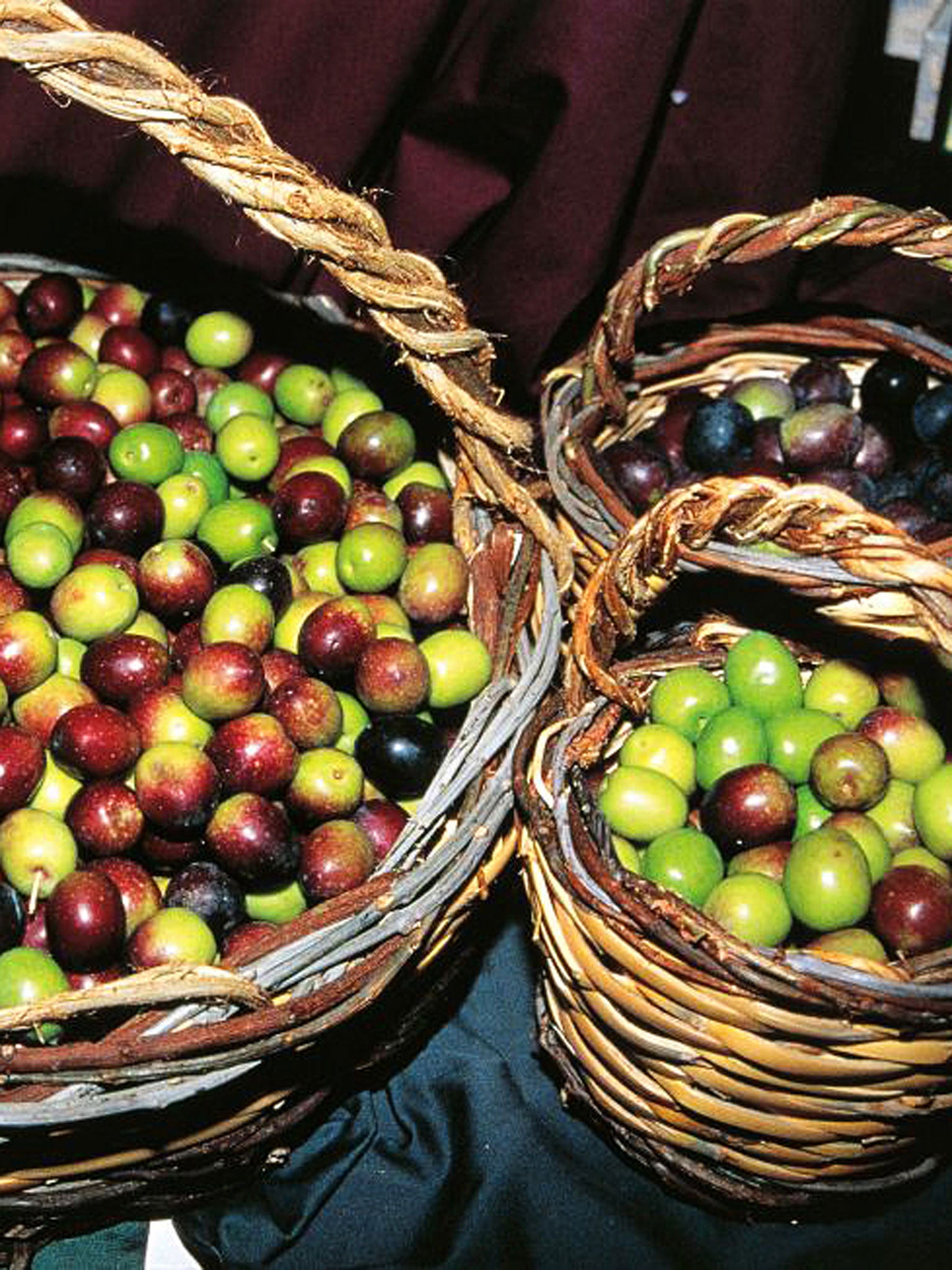Trulli scrumptious: baskets of olives