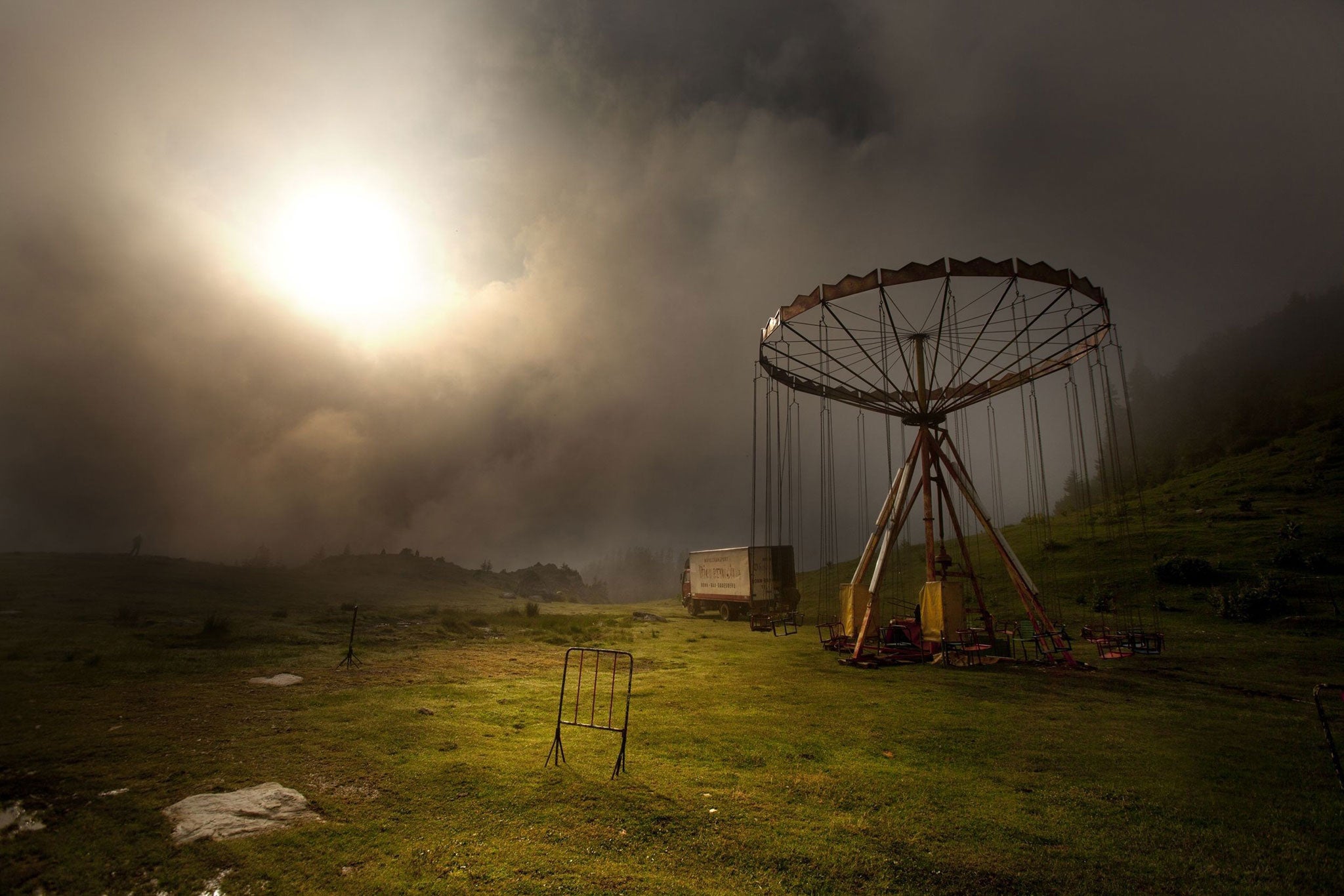 'Carousel in the mist' by Marko Stamatovic