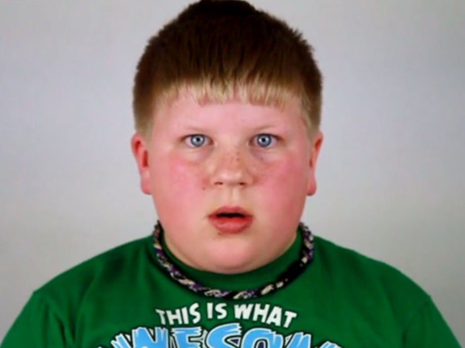 11-year-old Logan is lost for words