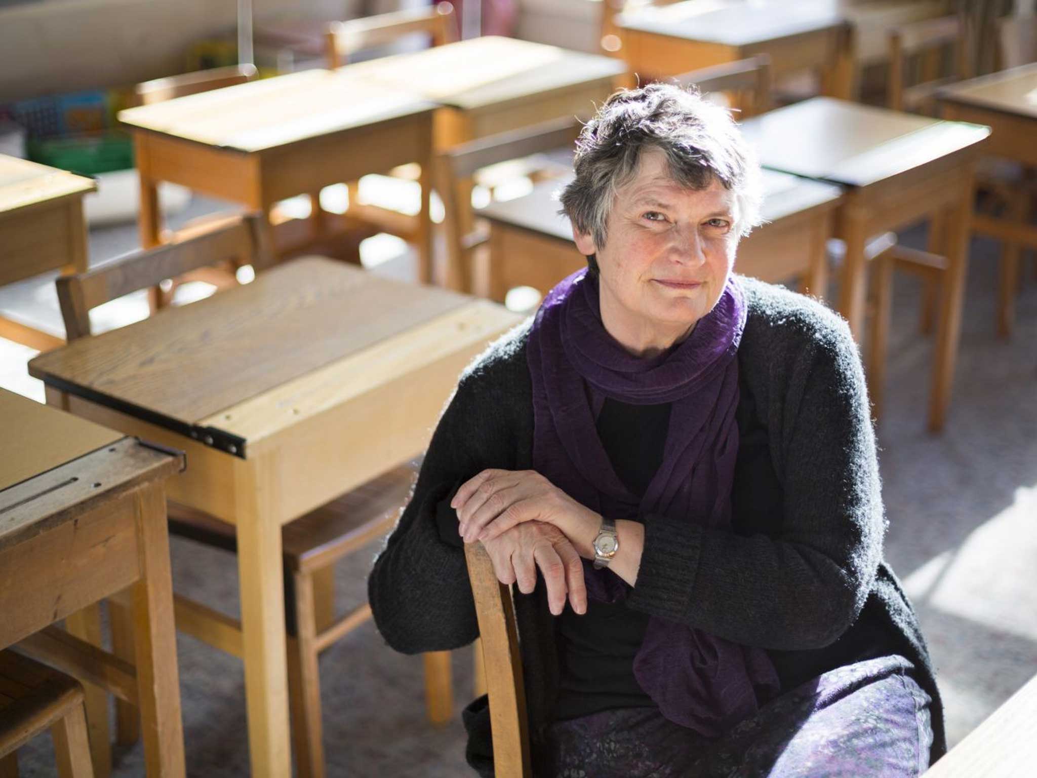 Class act: ‘Loads of people do this: disasters strike and life isn’t easy, but they get on with it,’ says Clare Morrall. ‘People are, I think, more resilient than they realise’